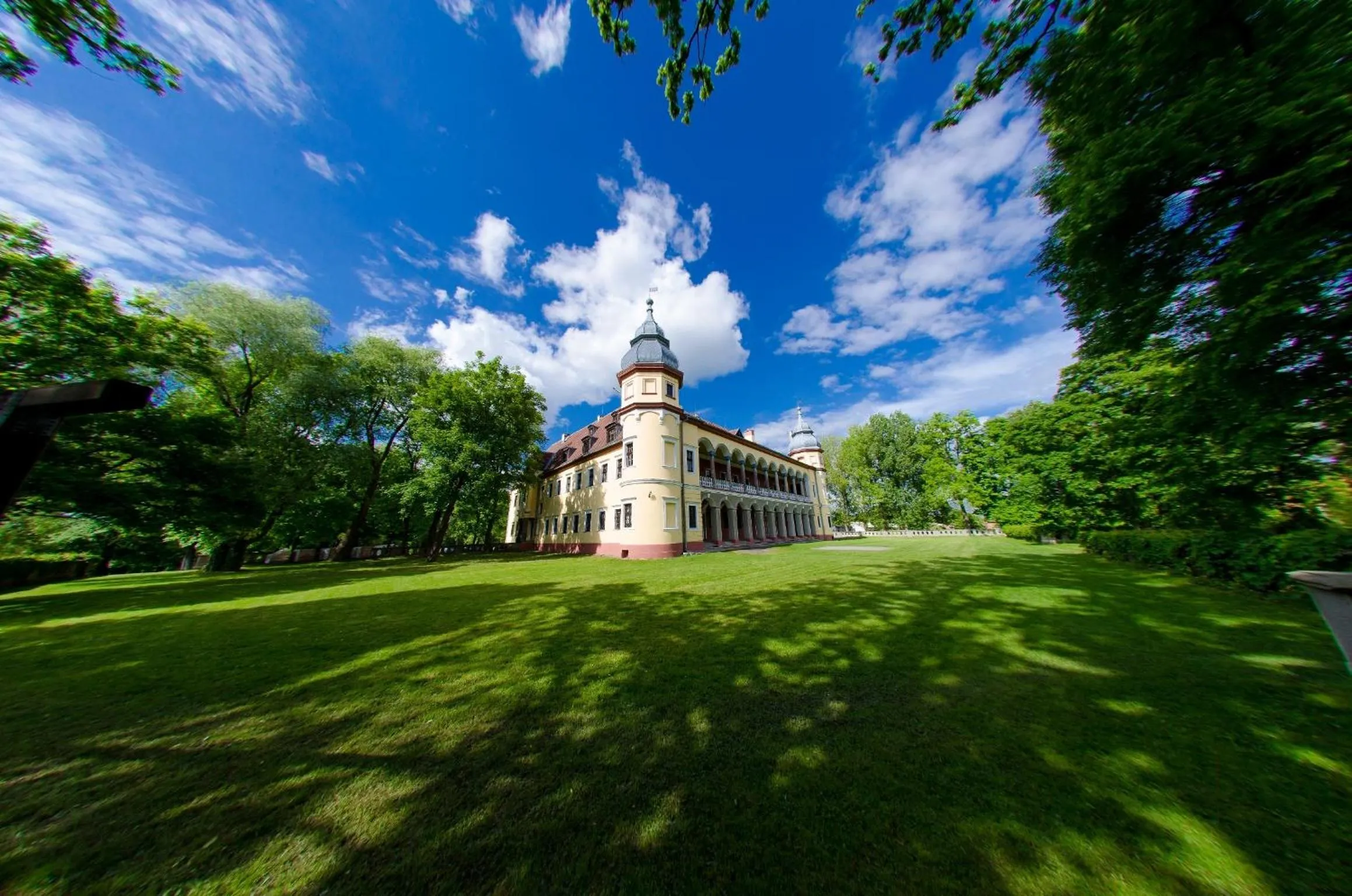 Garden view in Pałac Krobielowice