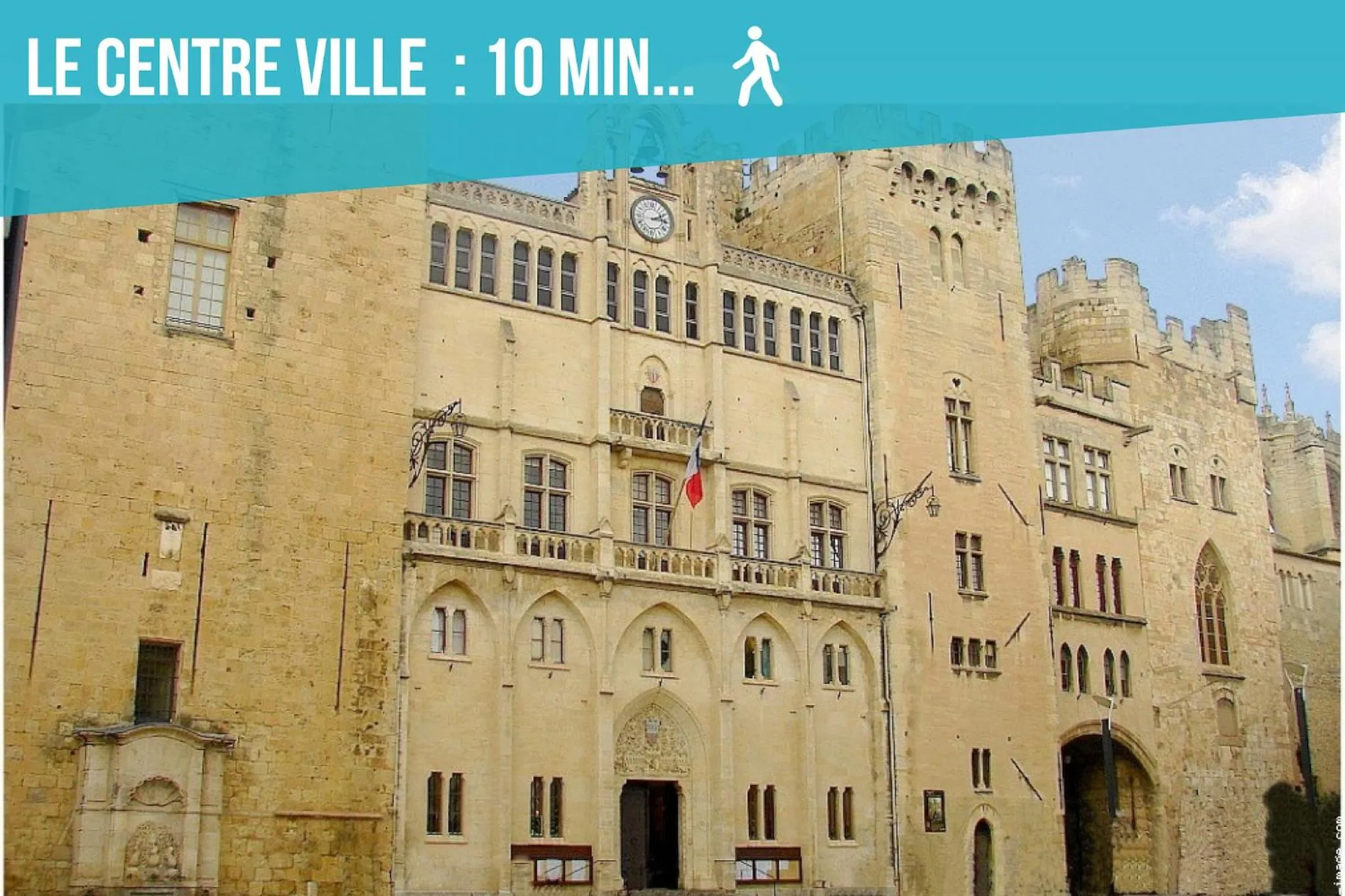Nearby landmark in La Maisonnette Narbonnaise (Proche Grands Buffets)