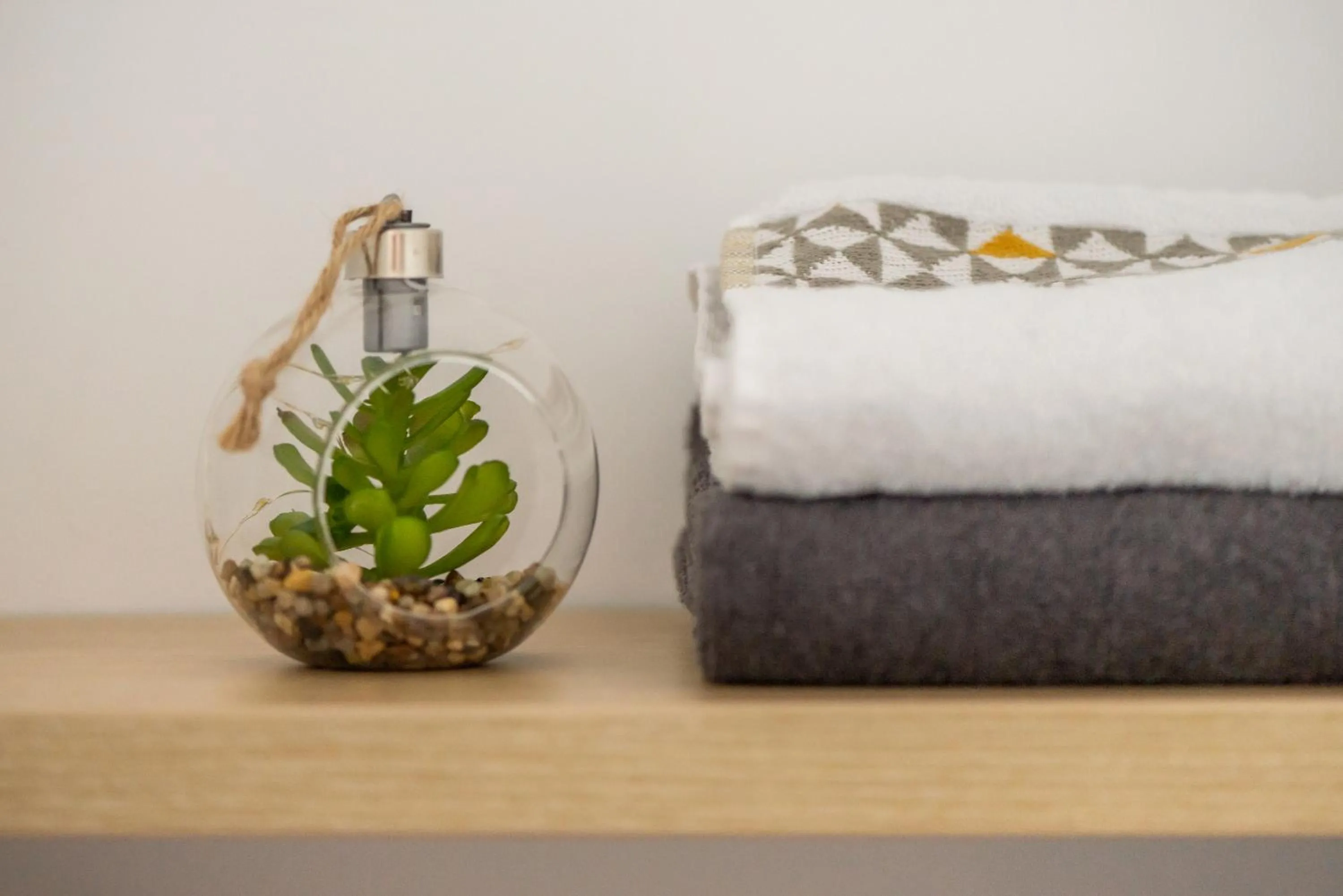 towels in La Maisonnette Narbonnaise (Proche Grands Buffets)