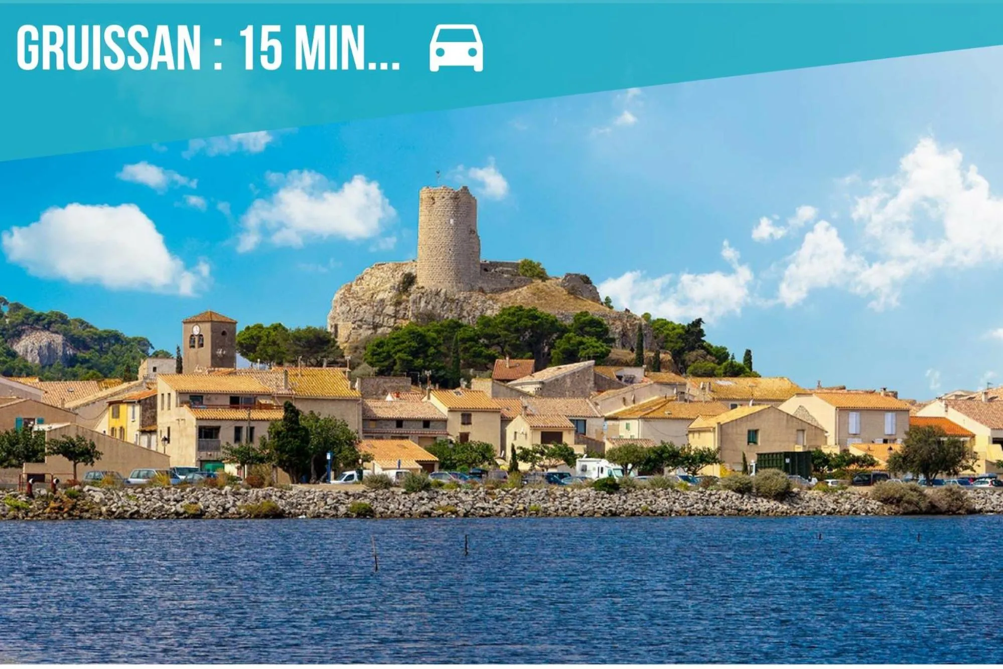 Nearby landmark in La Maisonnette Narbonnaise (Proche Grands Buffets)