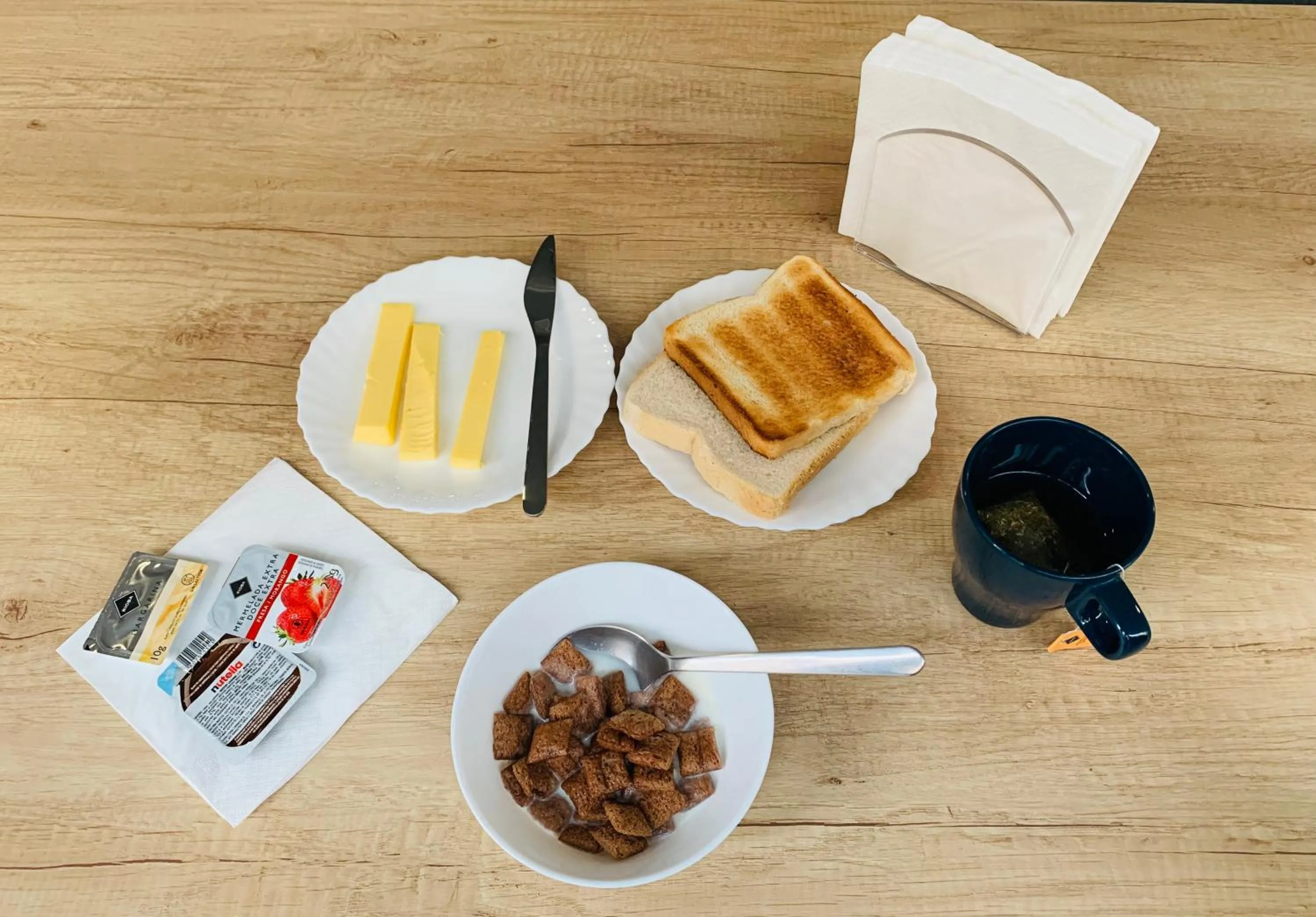 Breakfast in HelloBCN Youth Hostel Barcelona