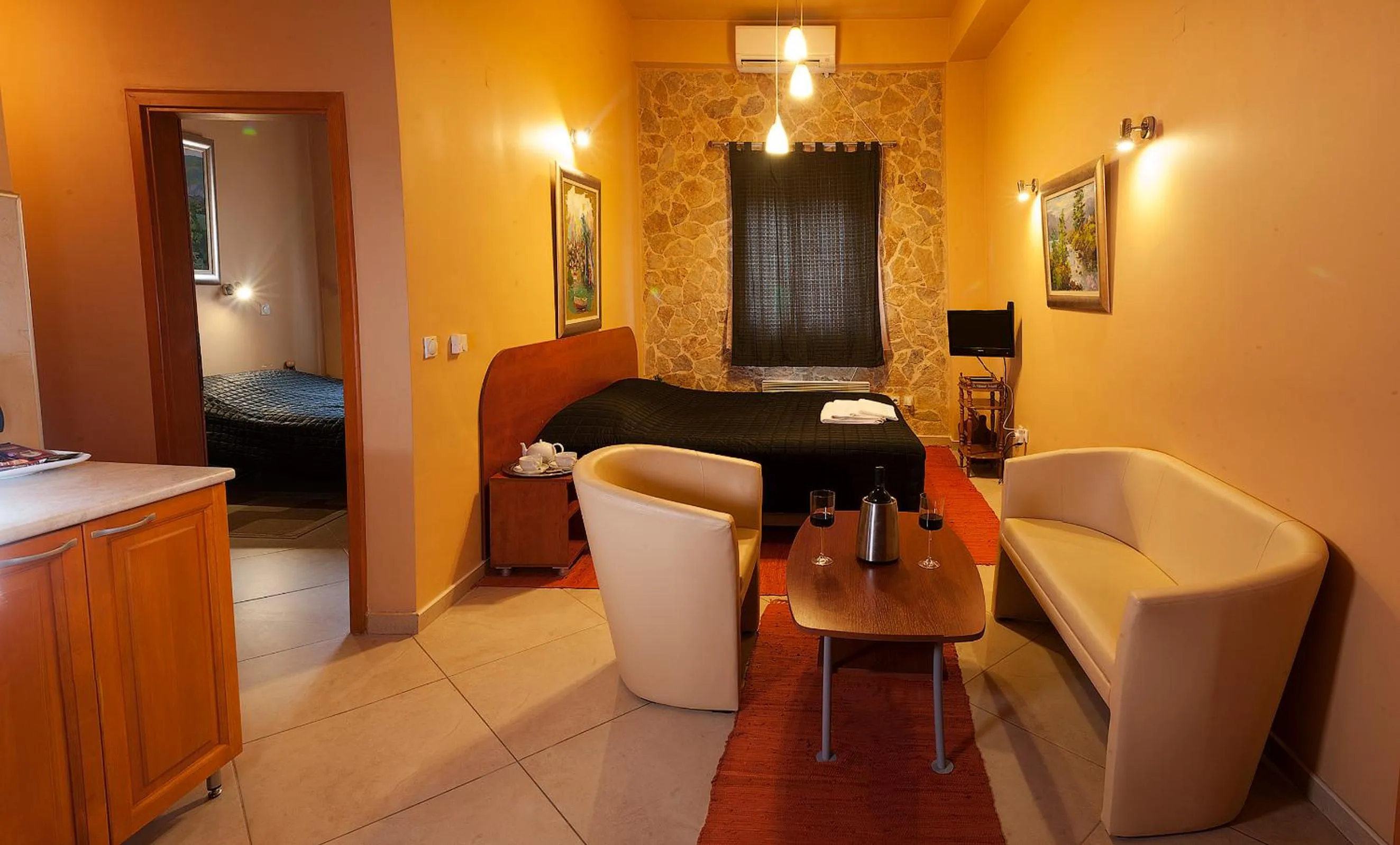 Bedroom, Bed in Hotel Portal