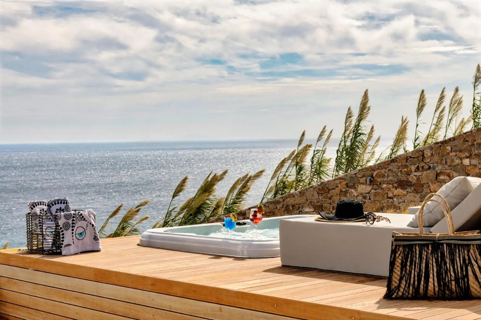 Suite with Hot Tub and with Sea View in Mykonos Bliss - Cozy Suites, Adults Only Hotel Suite with Hot Tub and with Sea View in Mykonos Bliss - Cozy Suites, Adults Only Hotel