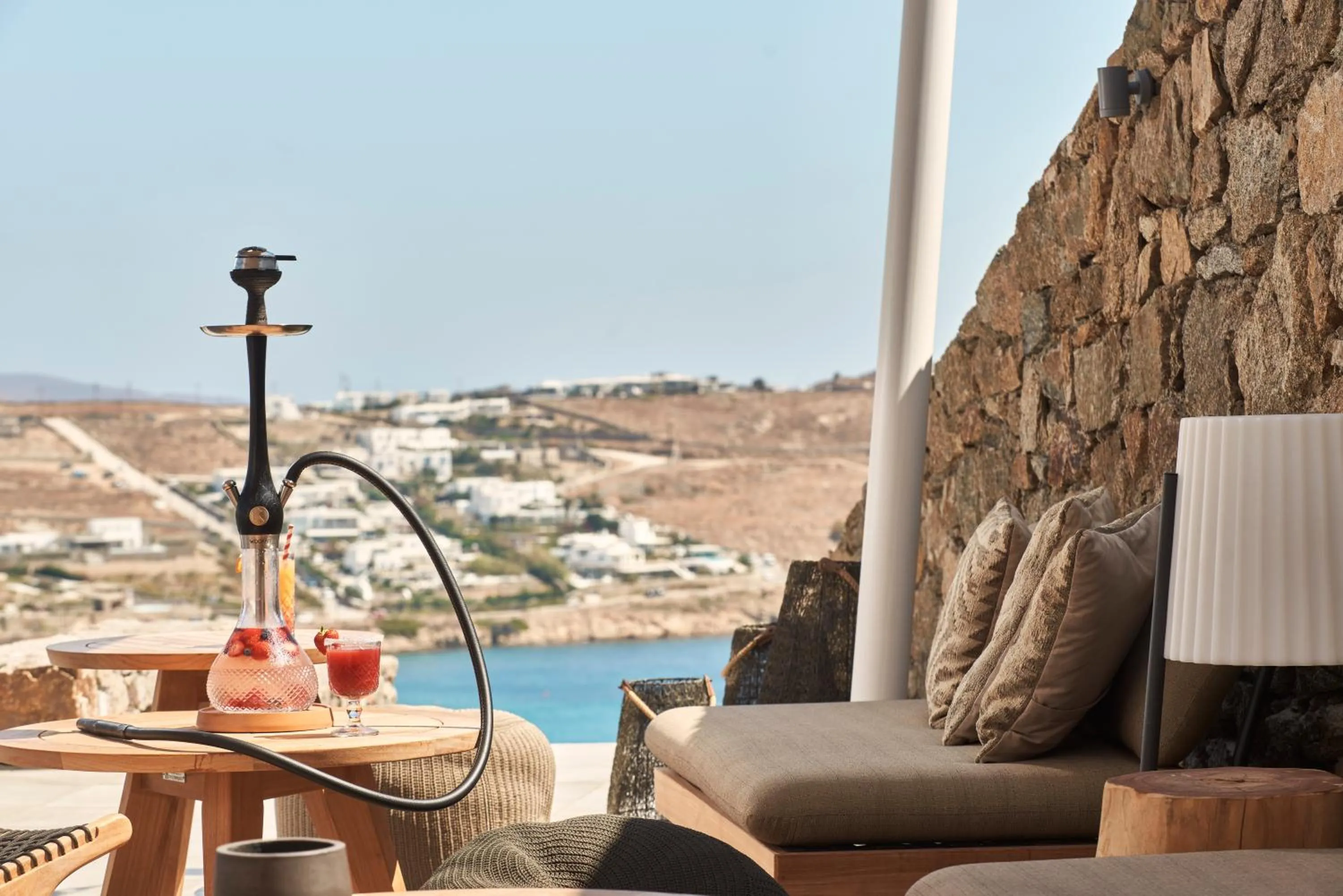 Seating area in Mykonos Bliss - Cozy Suites, Adults Only Hotel