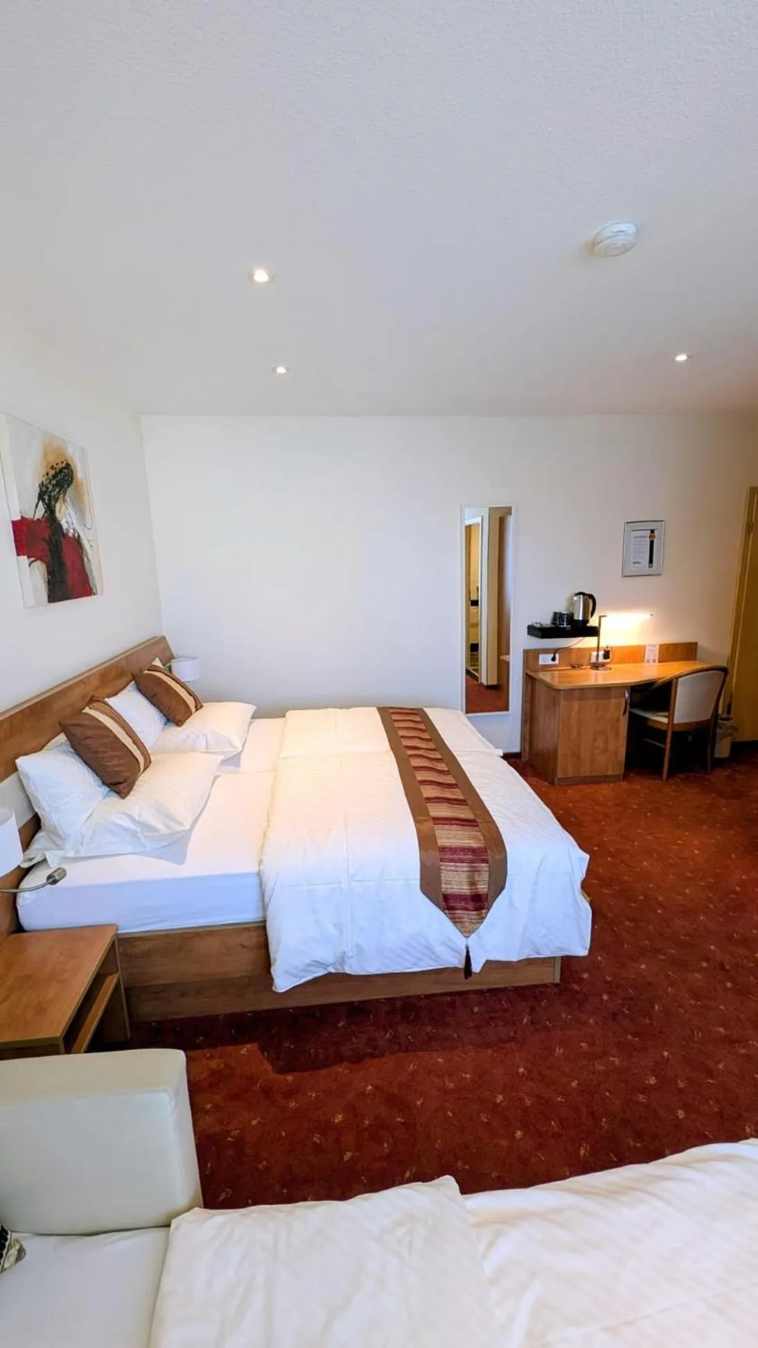 Photo of the whole room, Bed in Boutique Hotel Wolfsburg