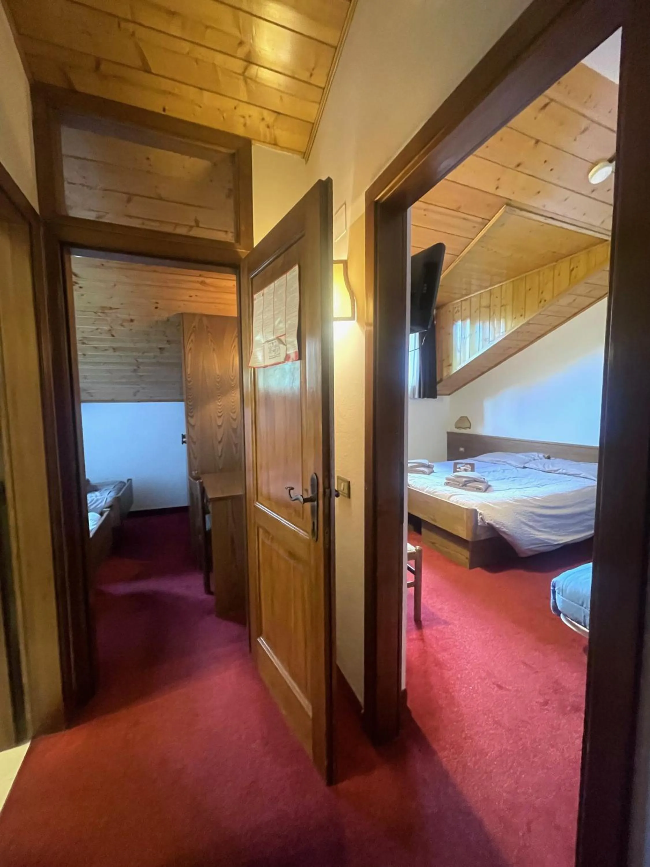 Bed in Hotel Biancaneve