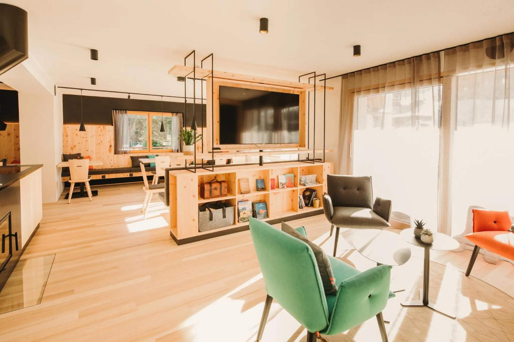 Seating area in Alpin - Studios & Suites