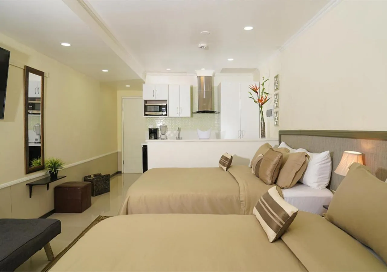 Bed in Yoyita Suites Aruba