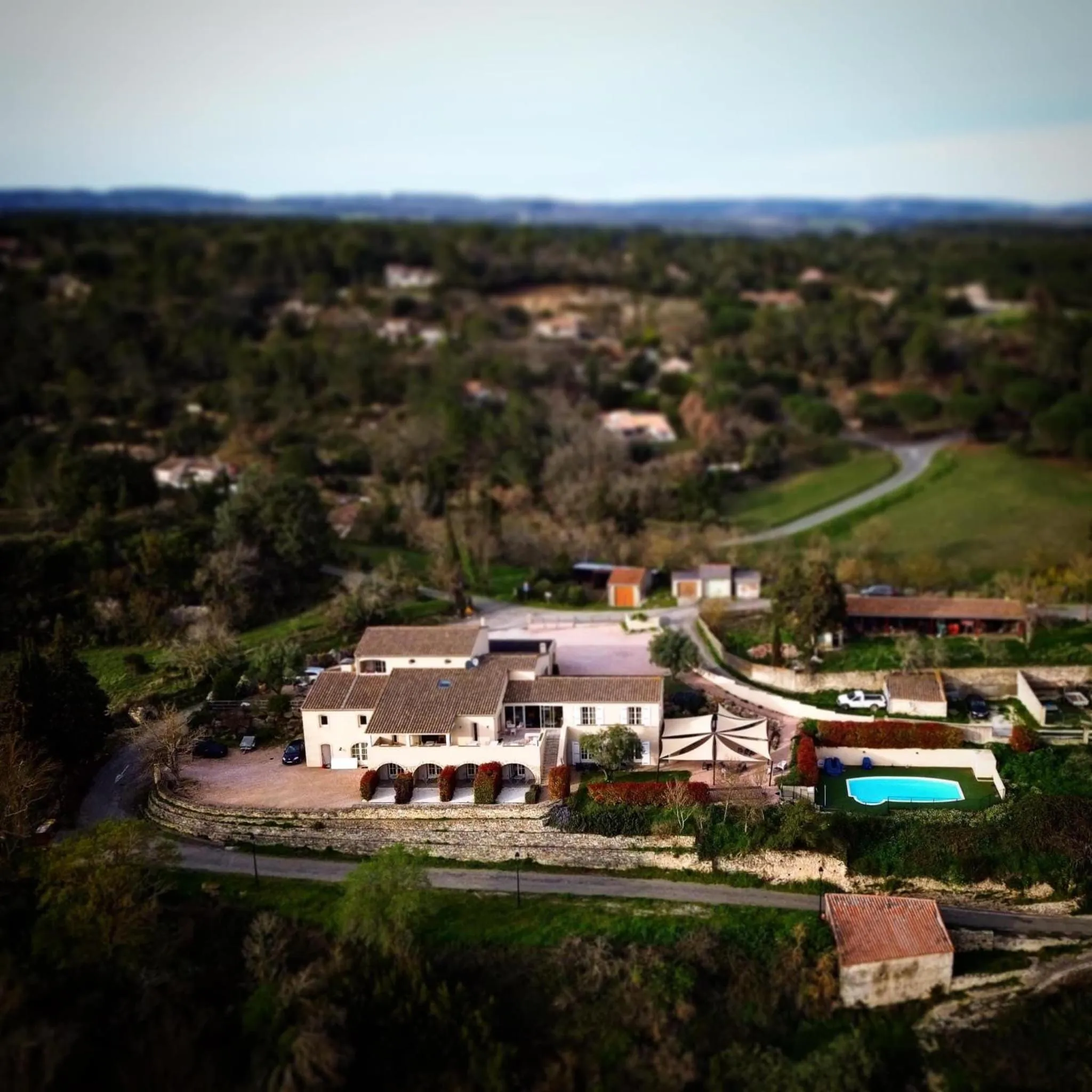 Property building in Logis Hôtel Restaurant La Bergerie