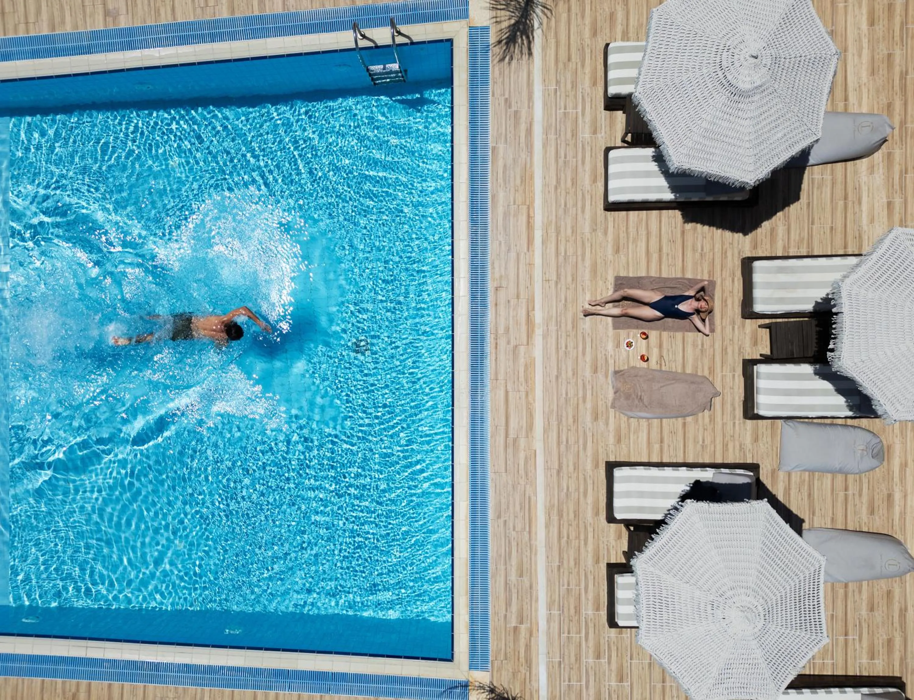 Swimming pool in The "L" Suites & Apartments