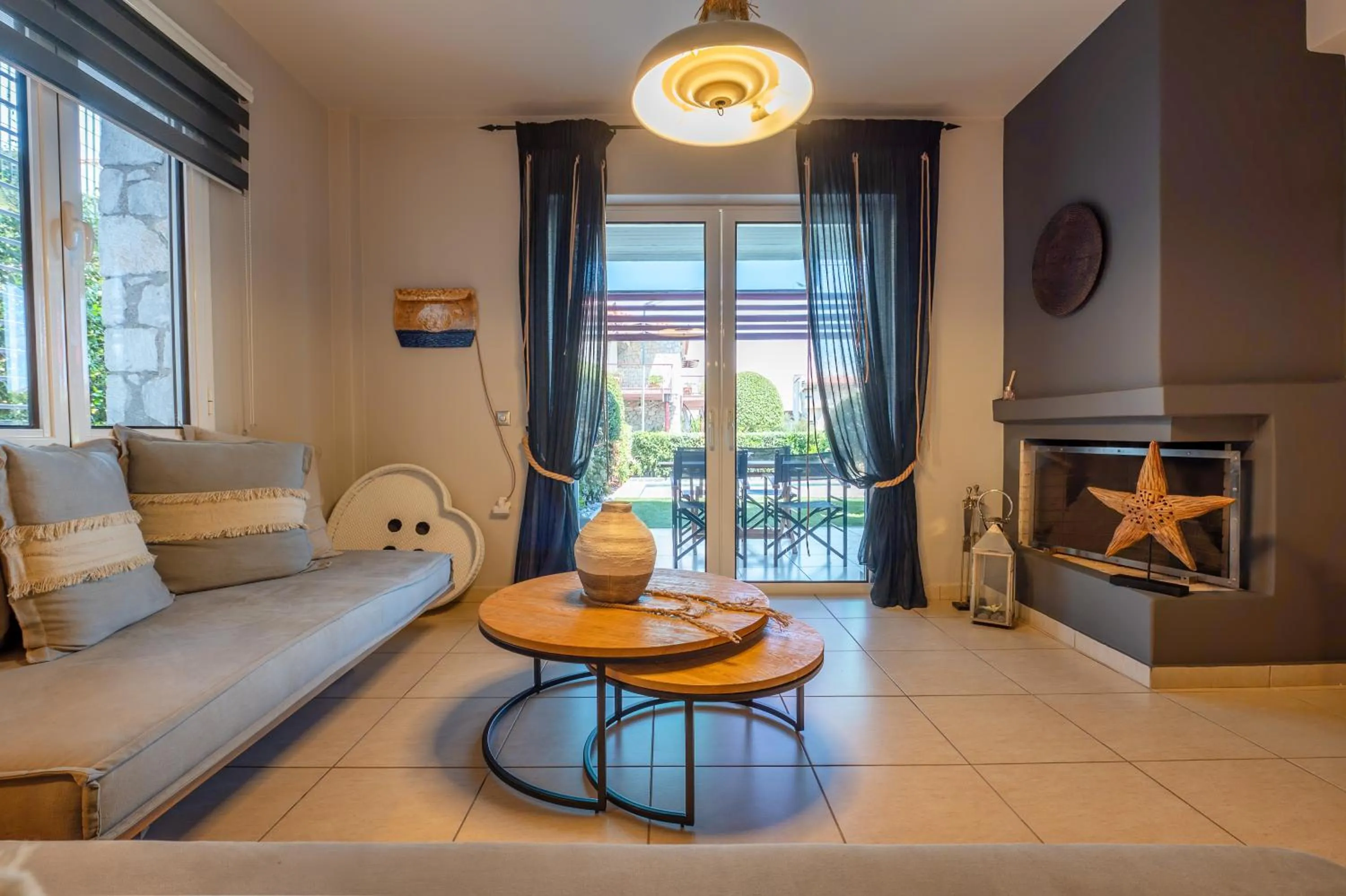 Living room in Tyros Boutique Houses Villas