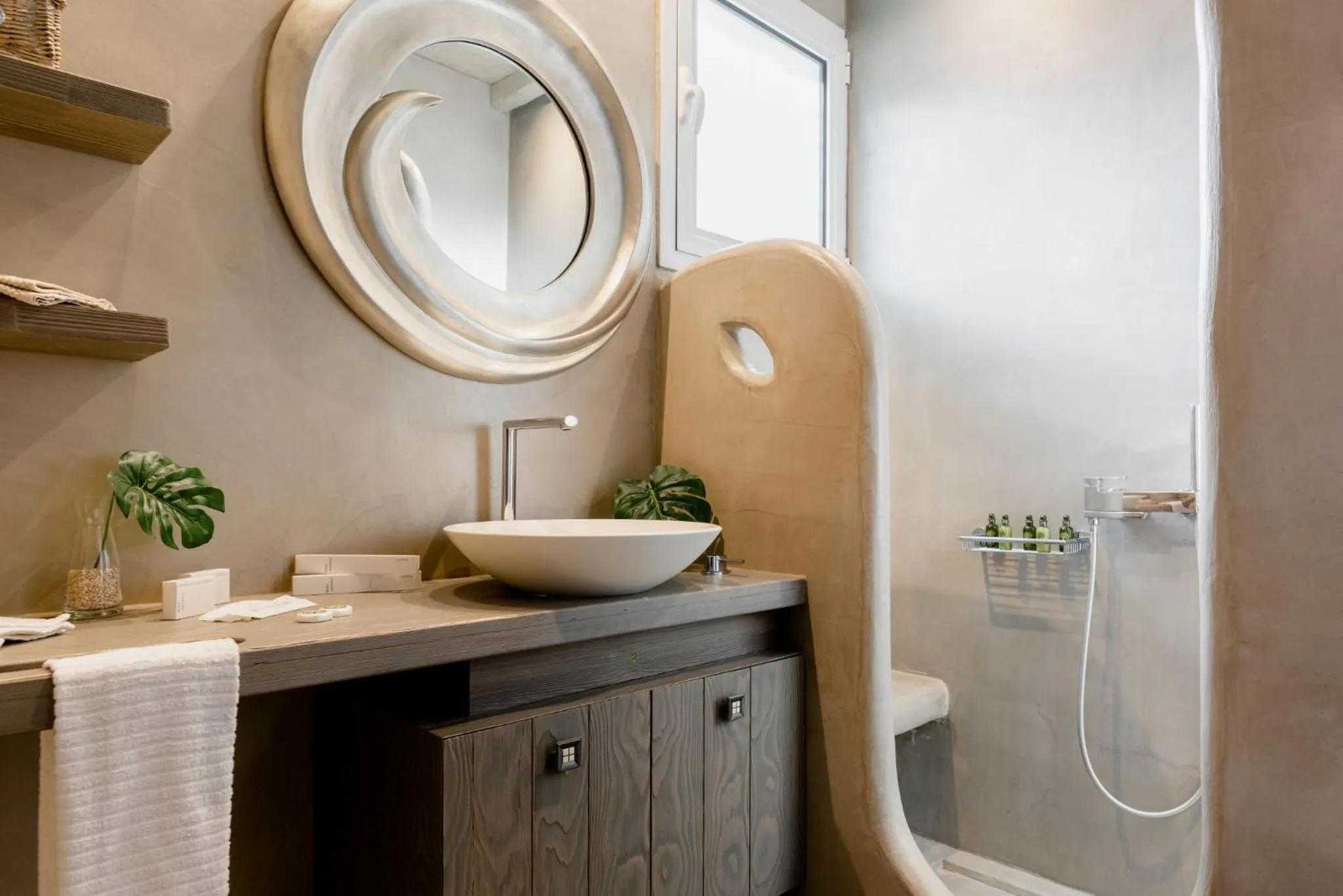 Shower in Tyros Boutique Houses Villas