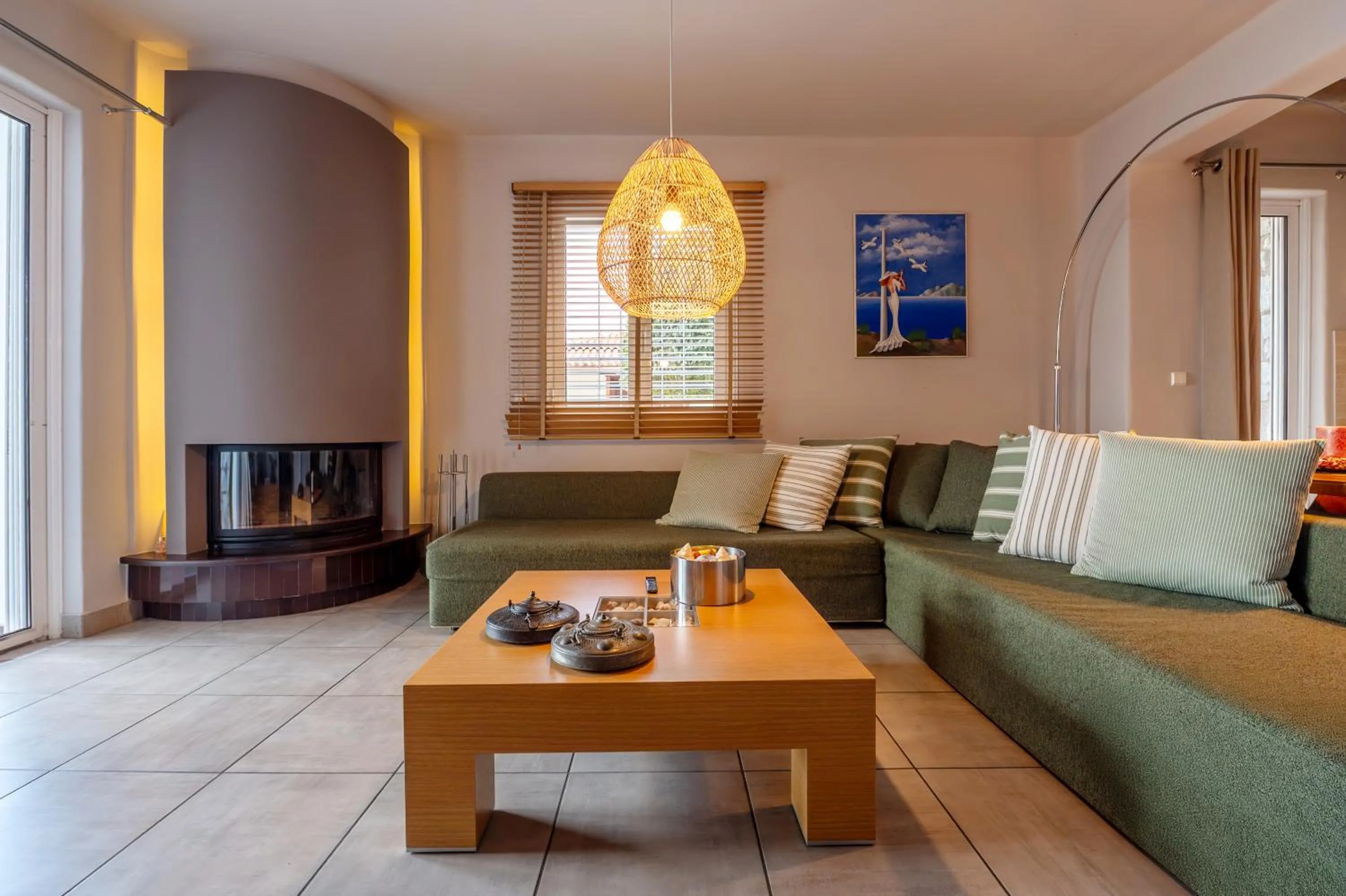 Living room in Tyros Boutique Houses Villas