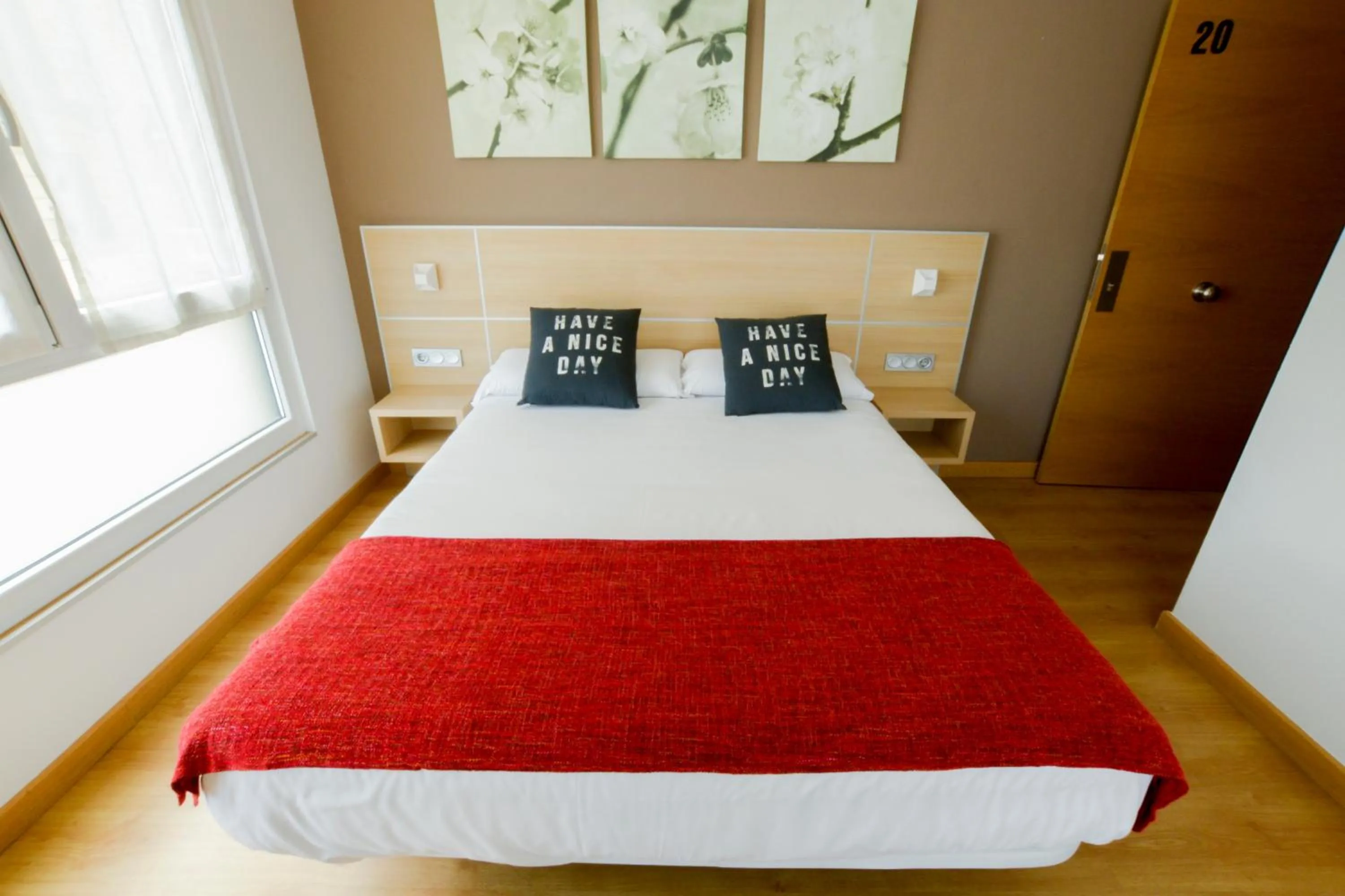 Bed in Pension Kursaal