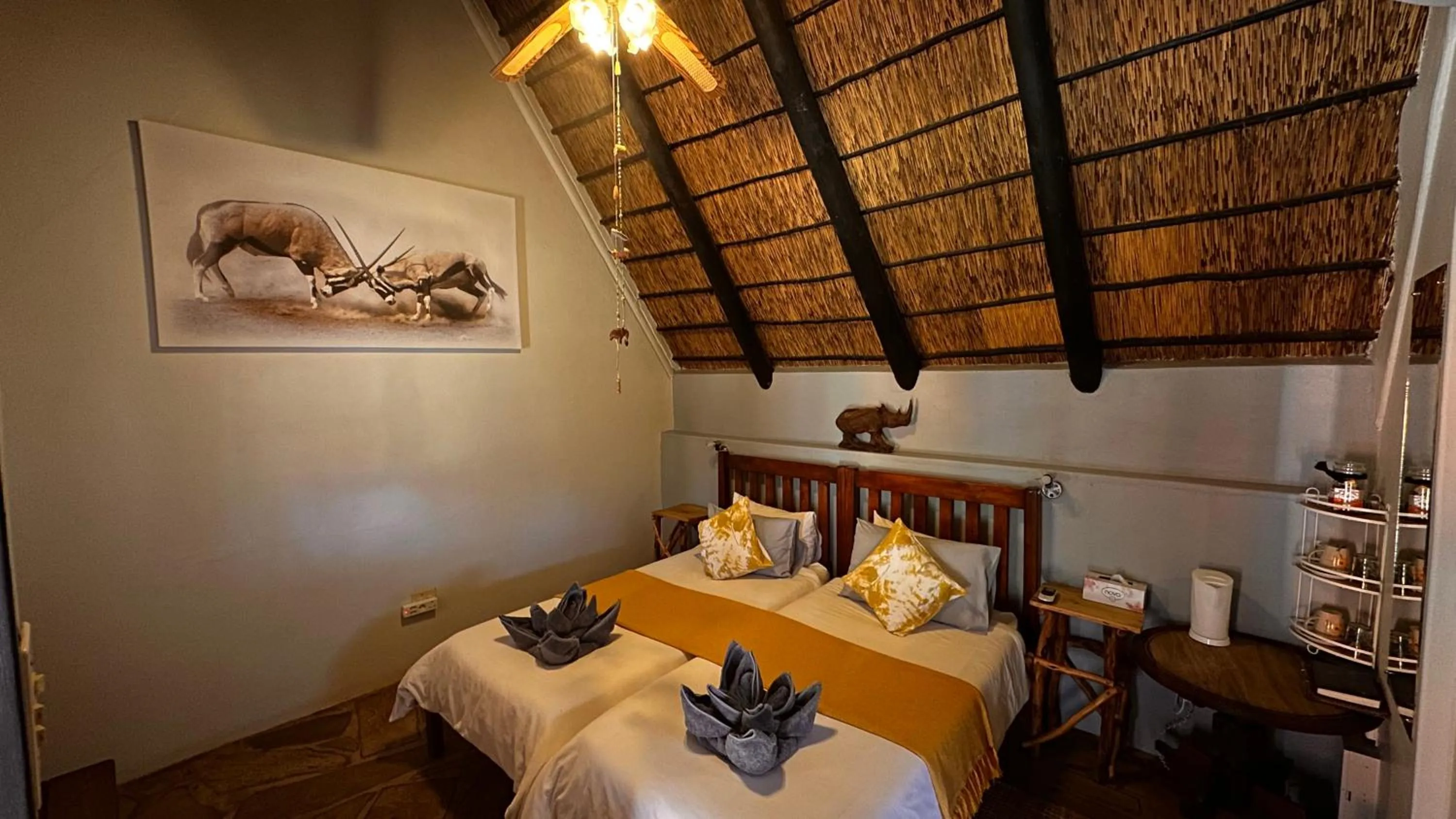 Bed in Ohange Namibia Lodge