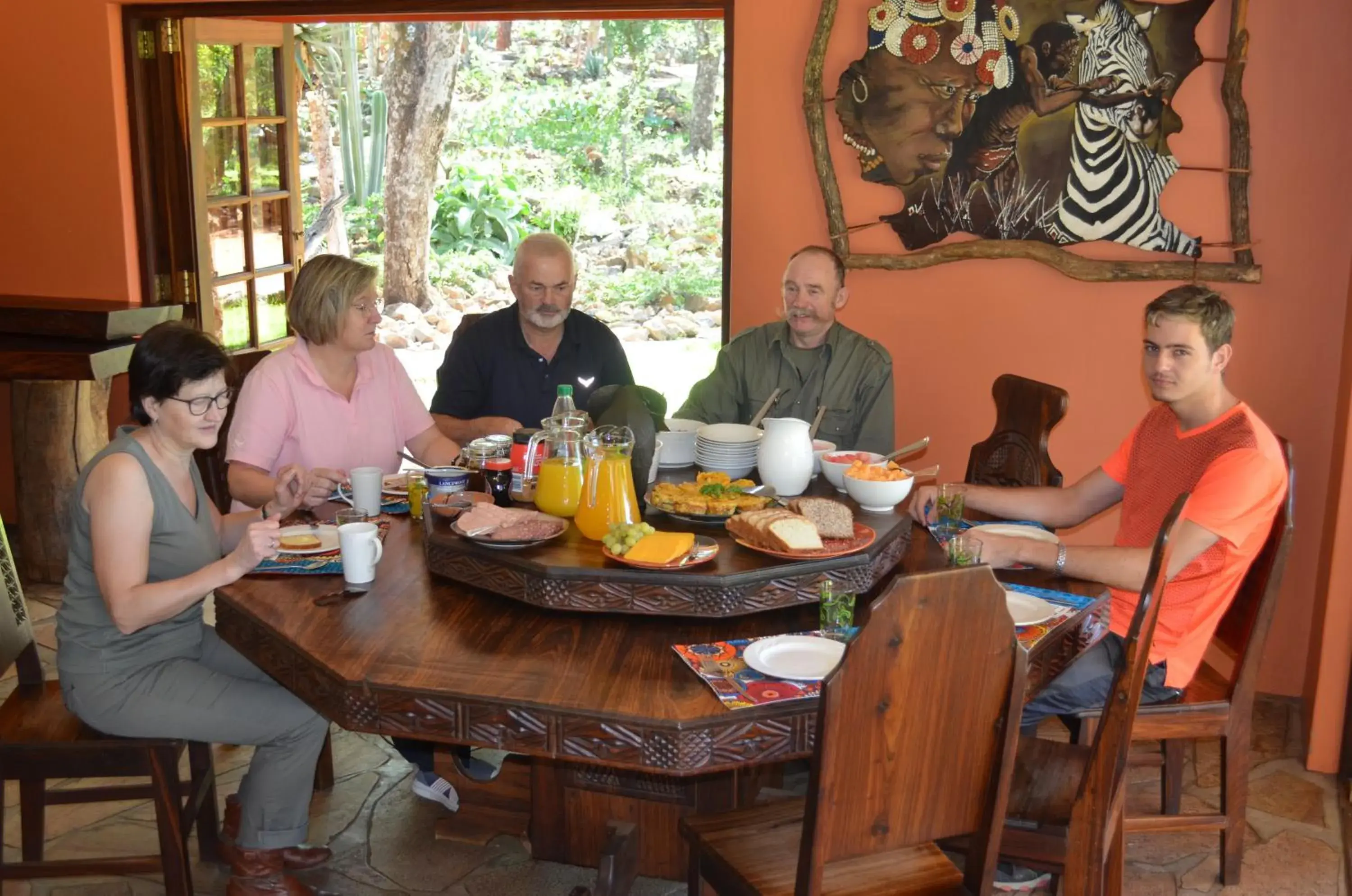 Breakfast in Ohange Namibia Lodge Breakfast in Ohange Namibia Lodge