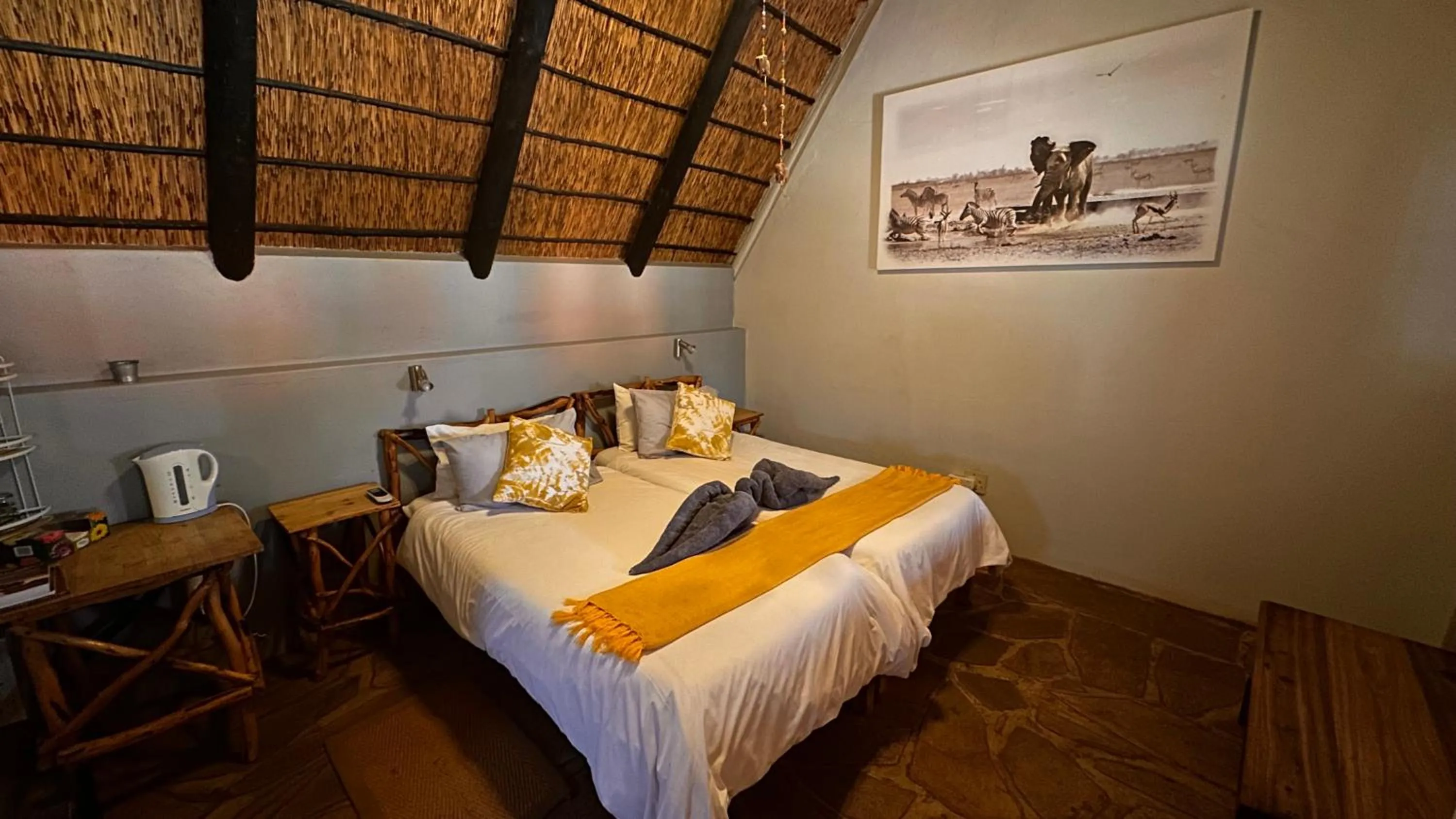 Bed in Ohange Namibia Lodge