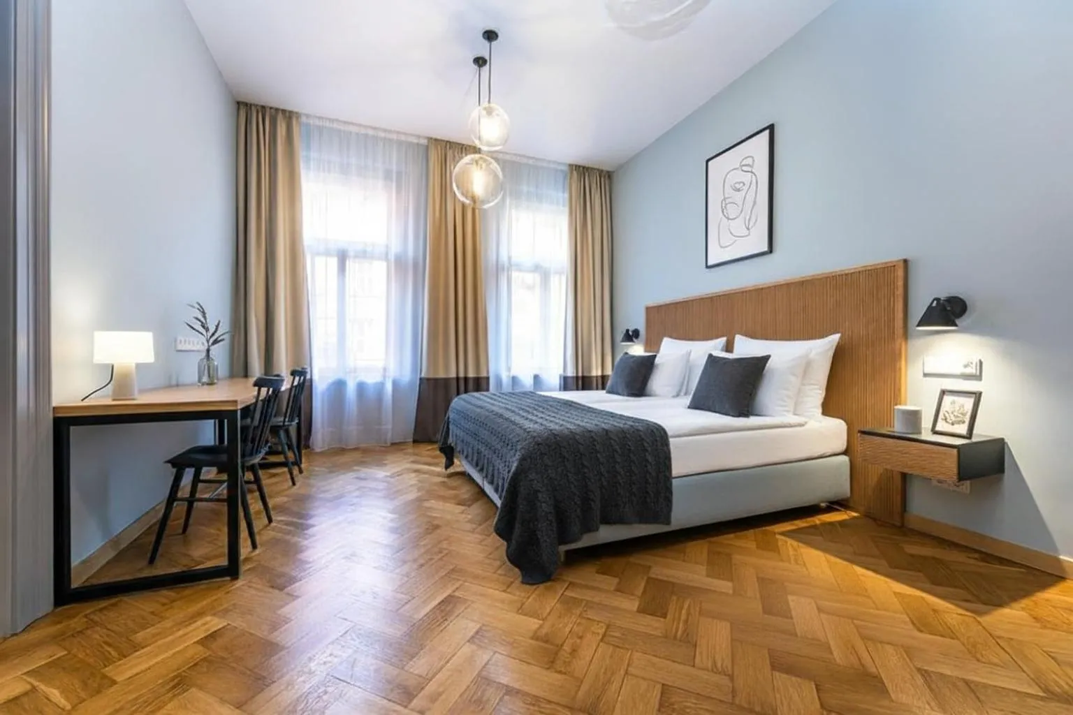 Bed in Wishlist Prague Residences - Vinohrady