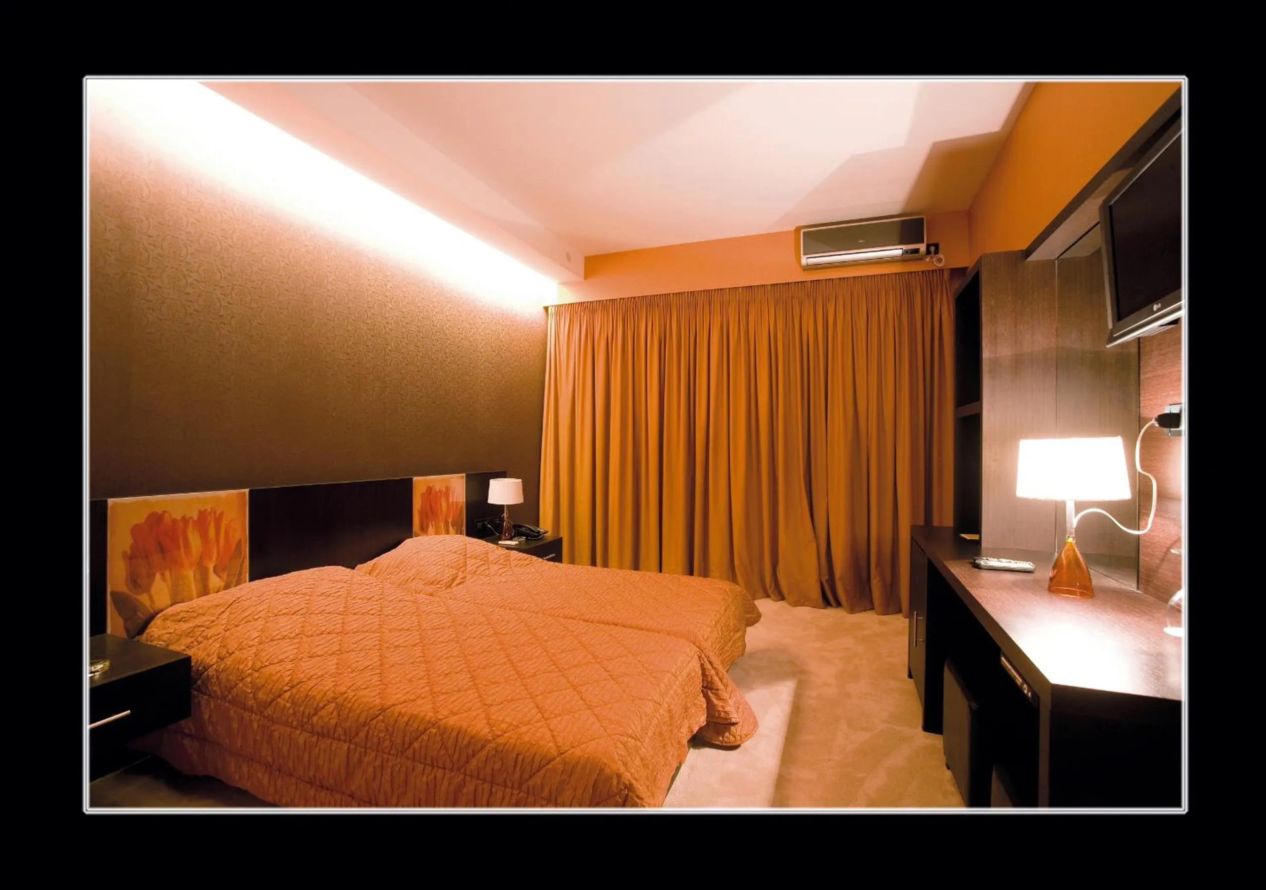 Bed in Hotel Cezaria