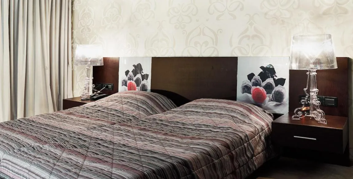 Bed in Hotel Cezaria