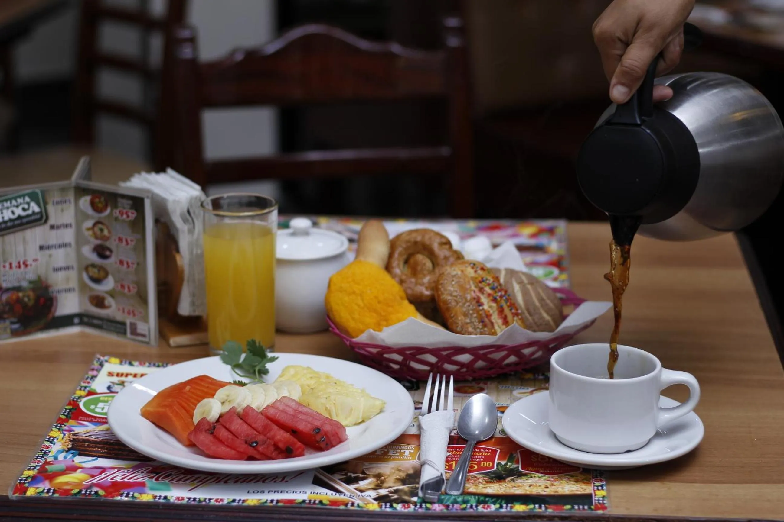 Breakfast in Best Western Hotel Madan