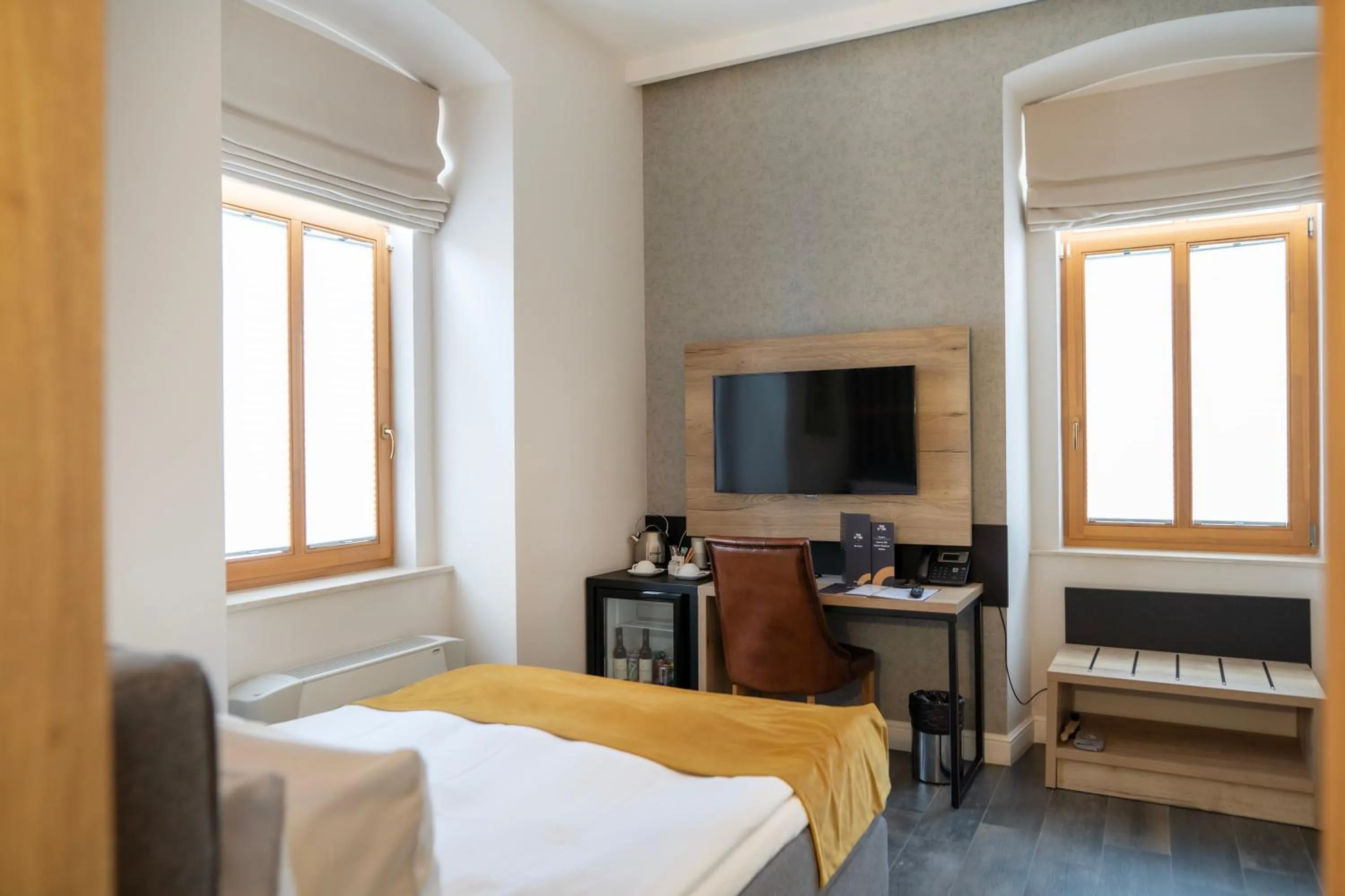 Bed in The Dome Hotel