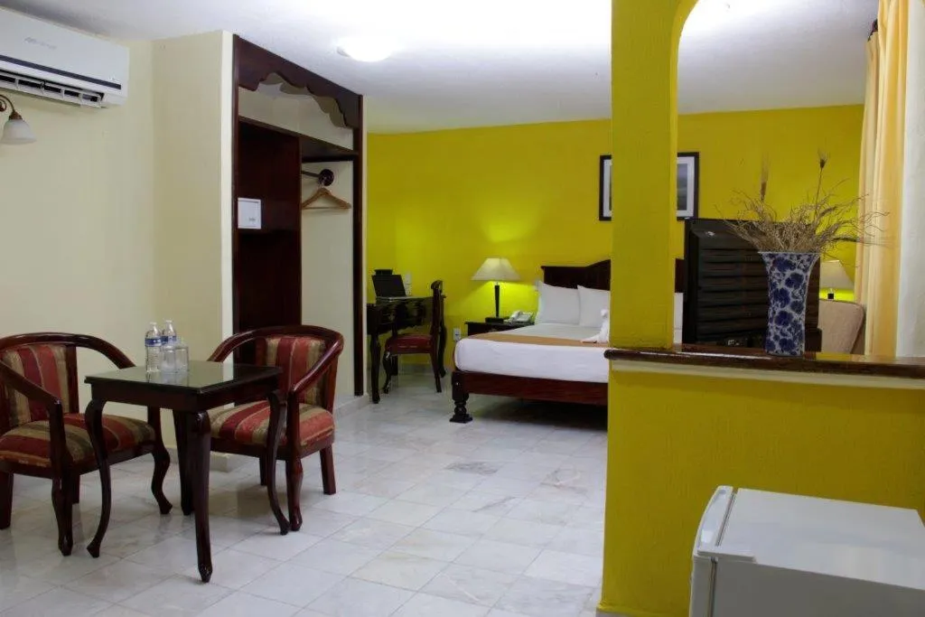 Bed in Hotel Madan Cárdenas