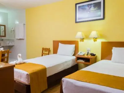 Bed in Hotel Madan Cárdenas