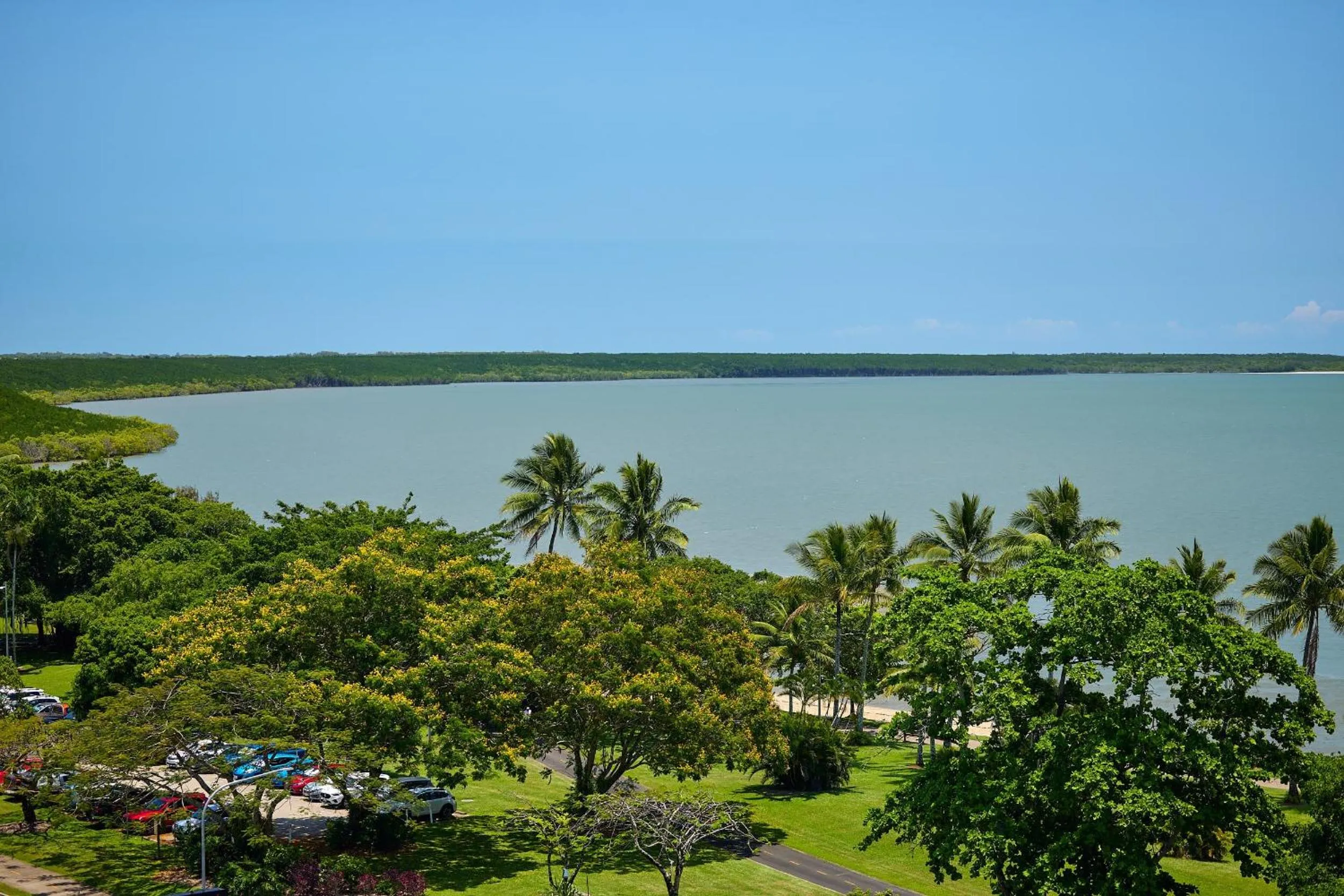 Sea view in Cairns Harbourside Hotel