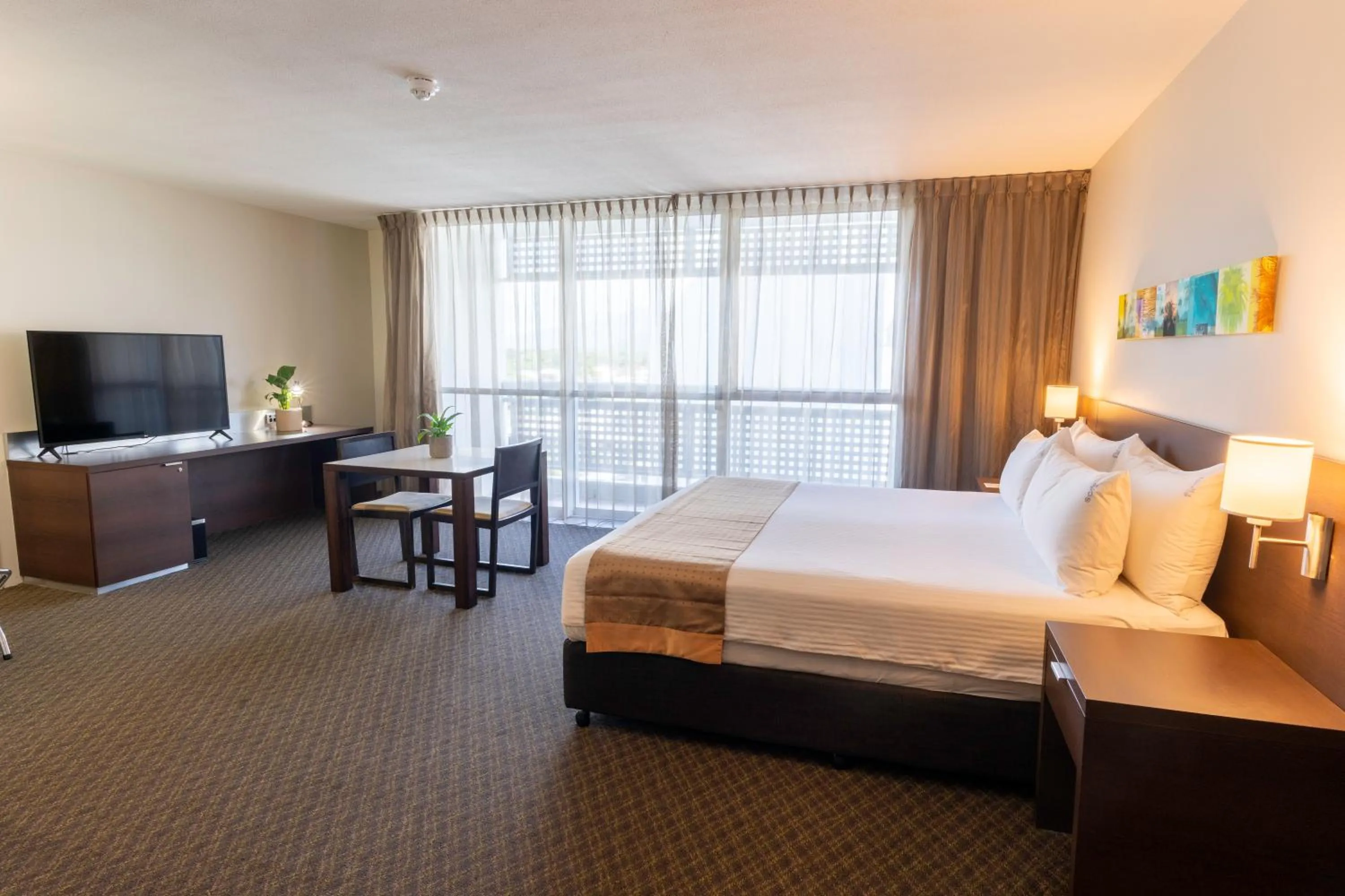 Bed in Cairns Harbourside Hotel