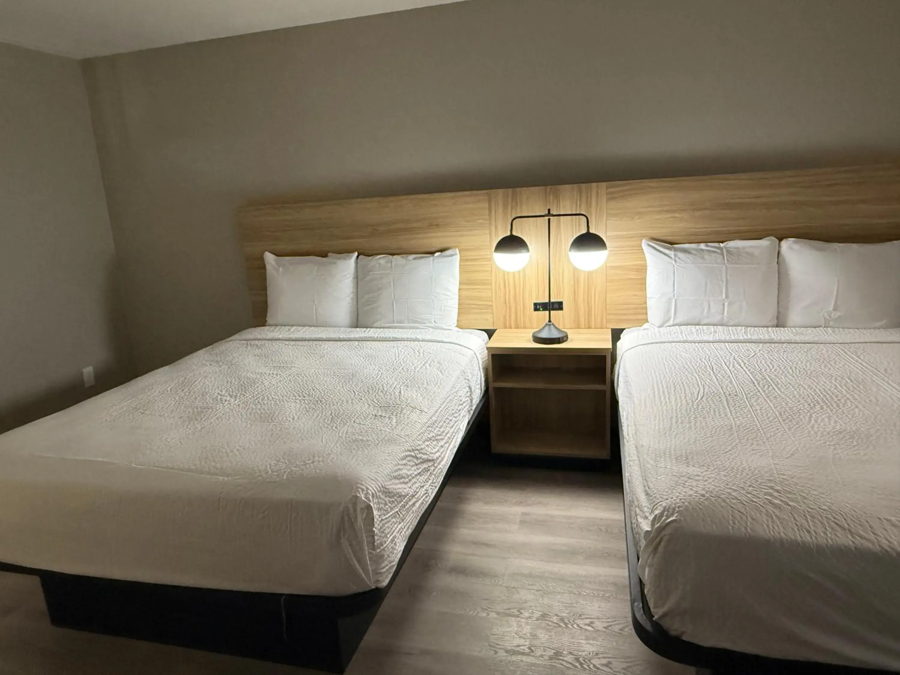 Bed in Super 8 by Wyndham Richfield Cleveland Bed in Super 8 by Wyndham Richfield Cleveland