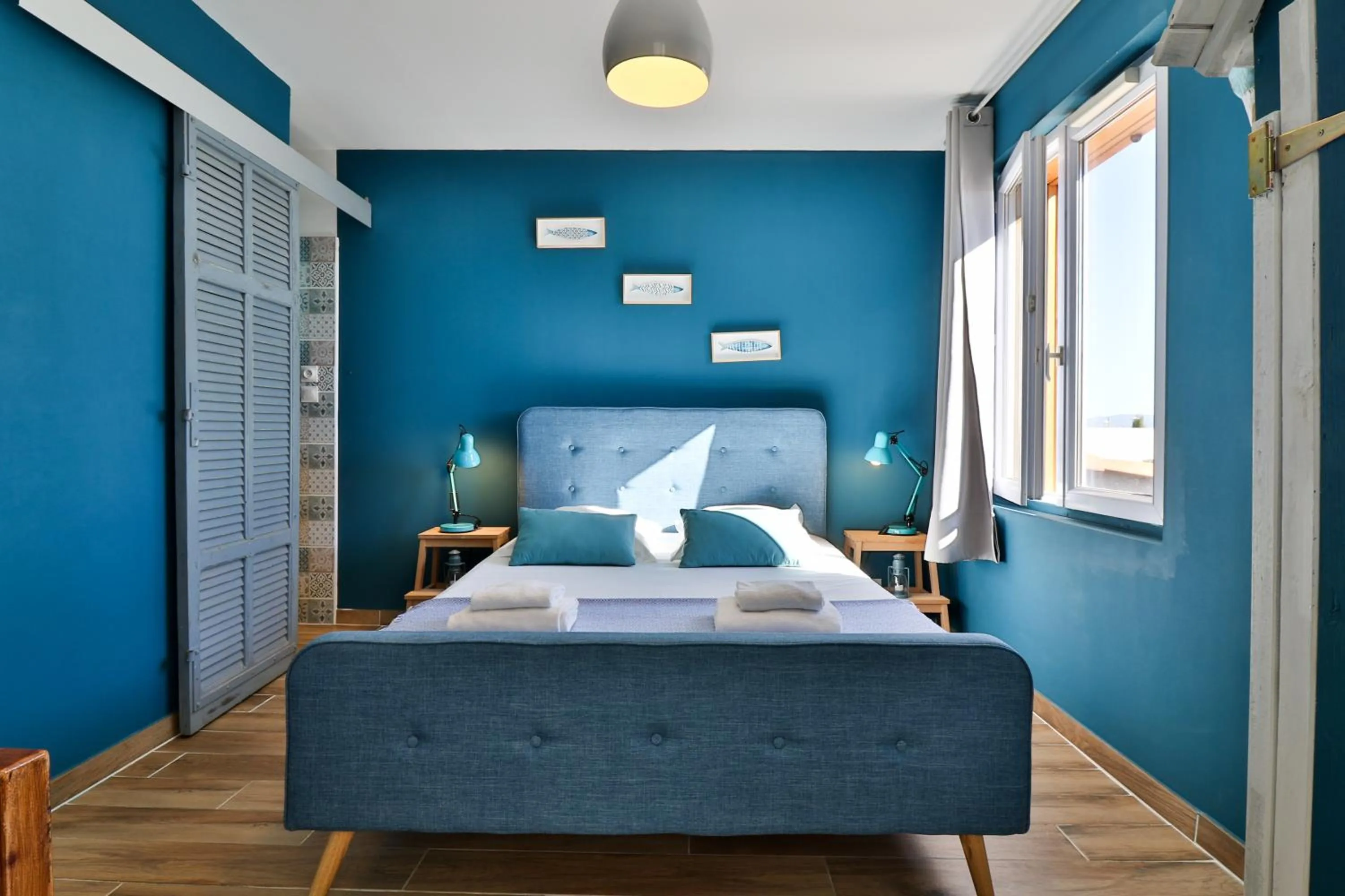 Bed in Hôtel La Bastide