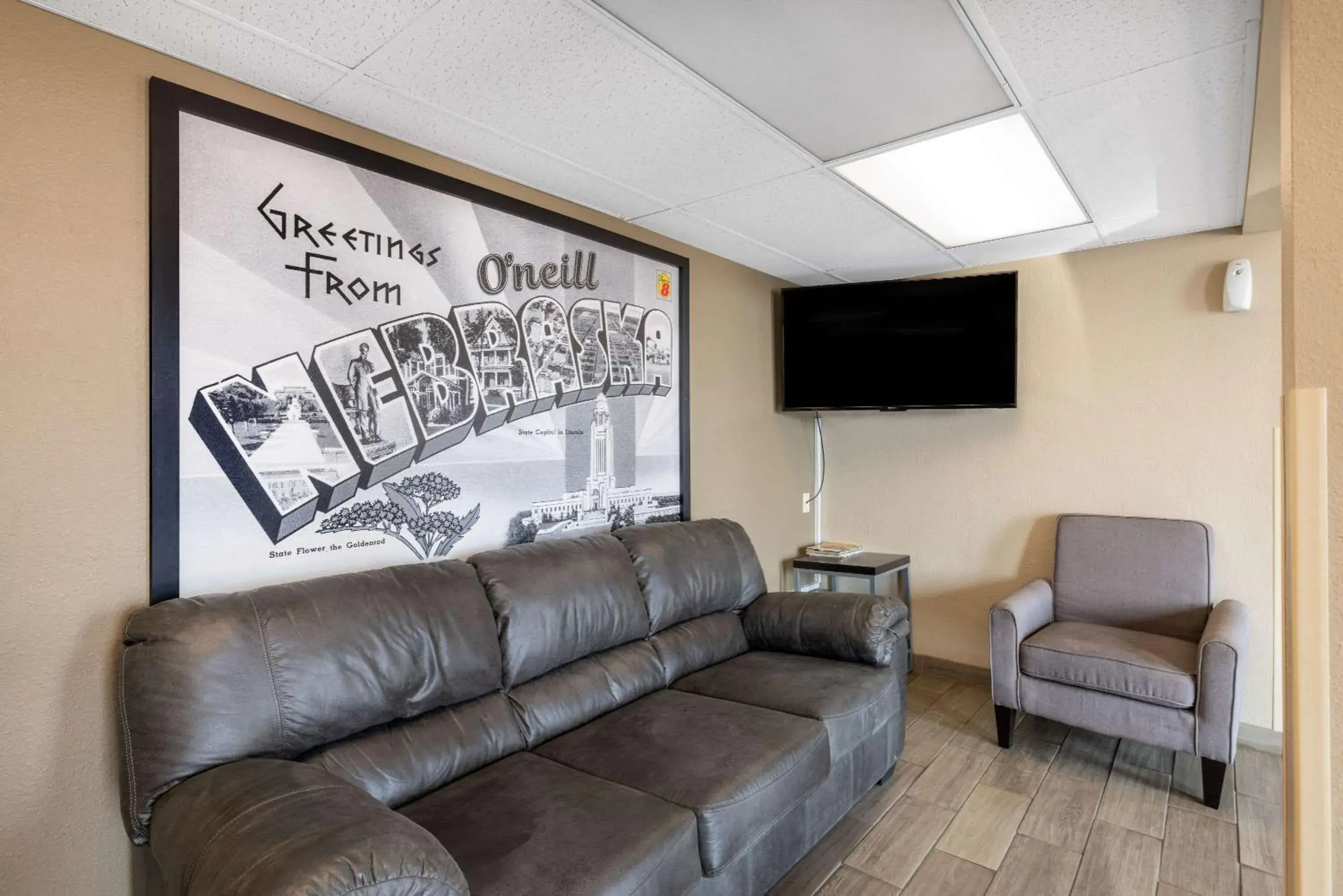 Lobby or reception in Super 8 by Wyndham O Neill NE Lobby or reception in Super 8 by Wyndham O Neill NE