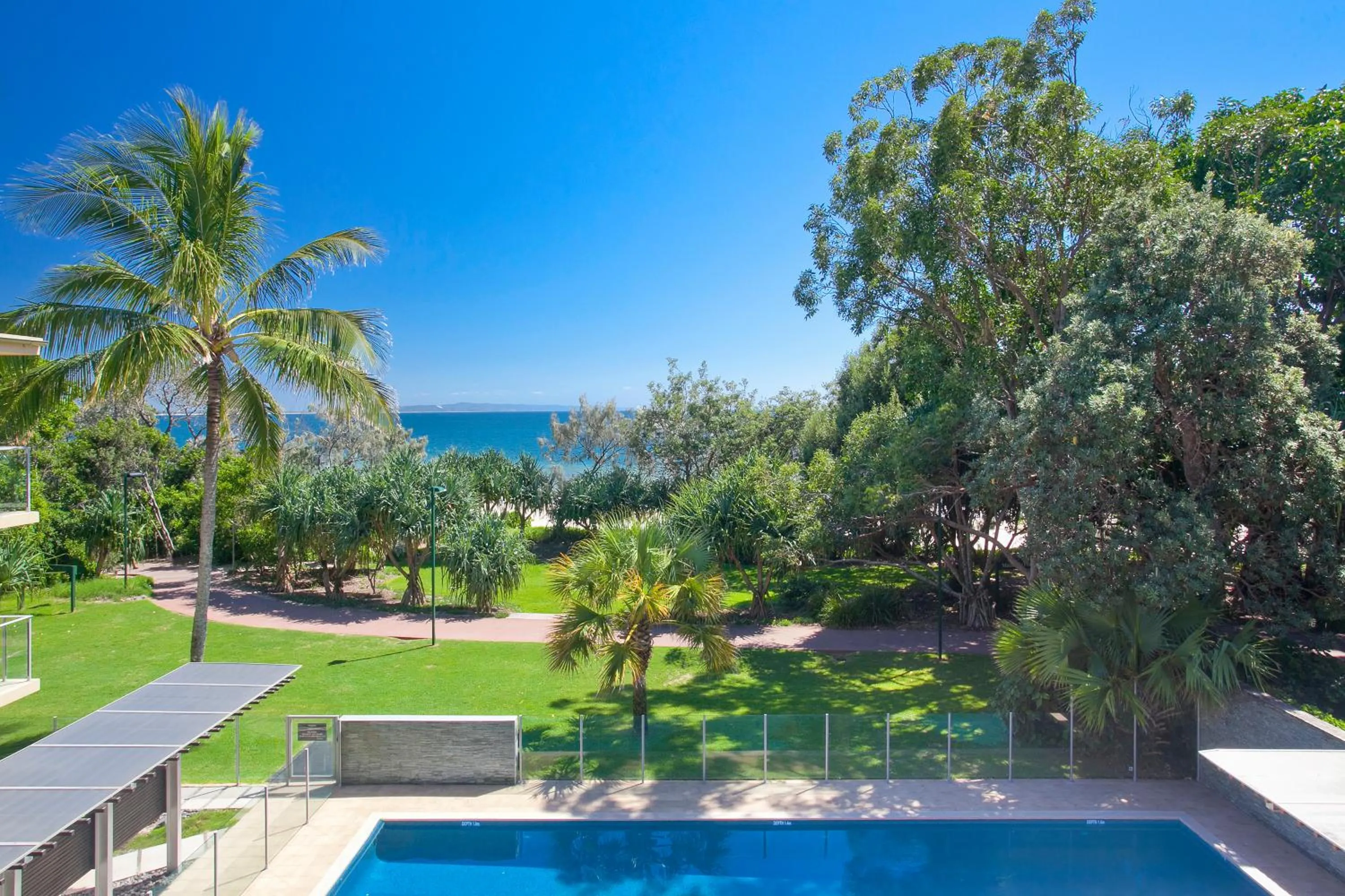 Pool view in Maison Noosa