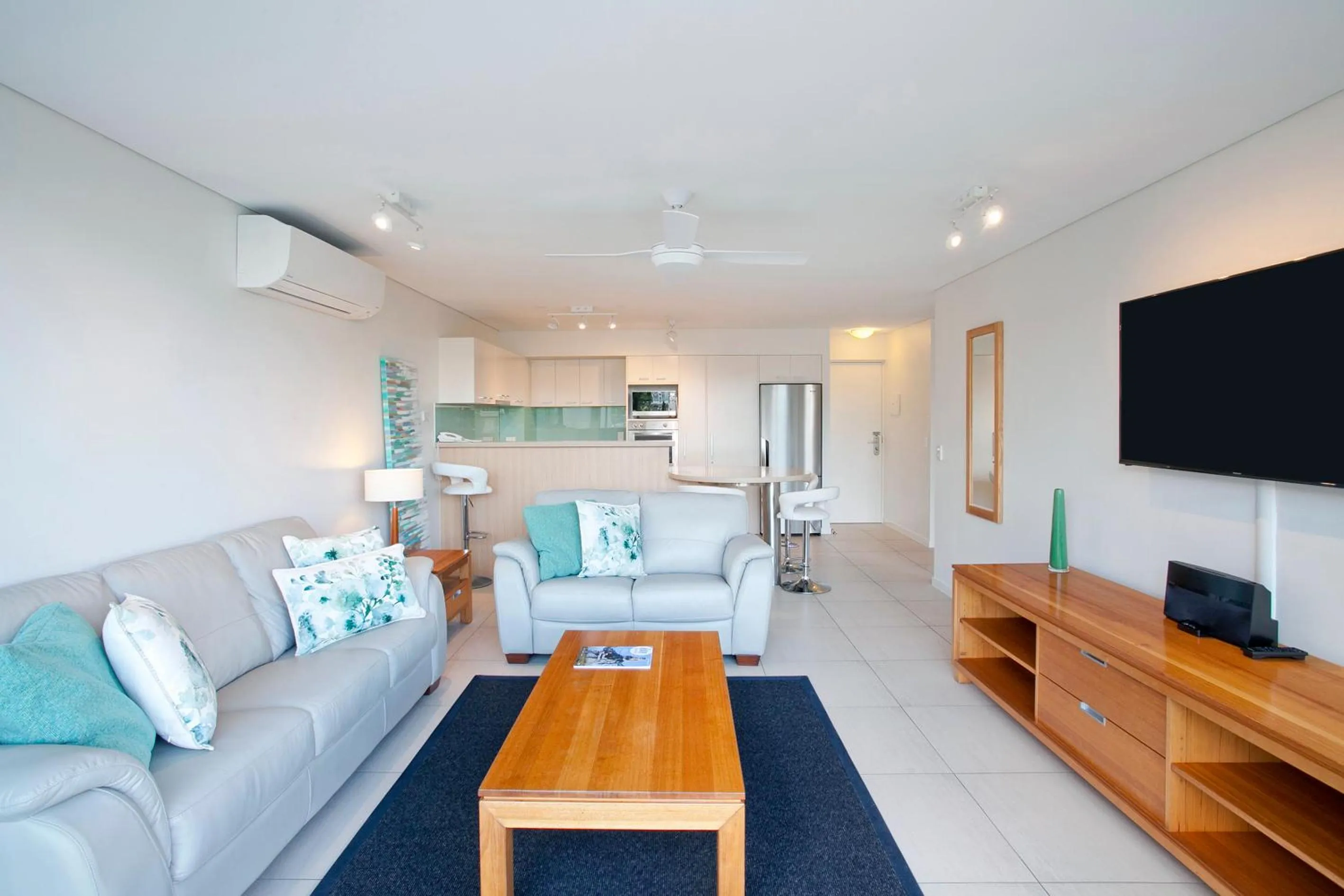 Living room in Maison Noosa
