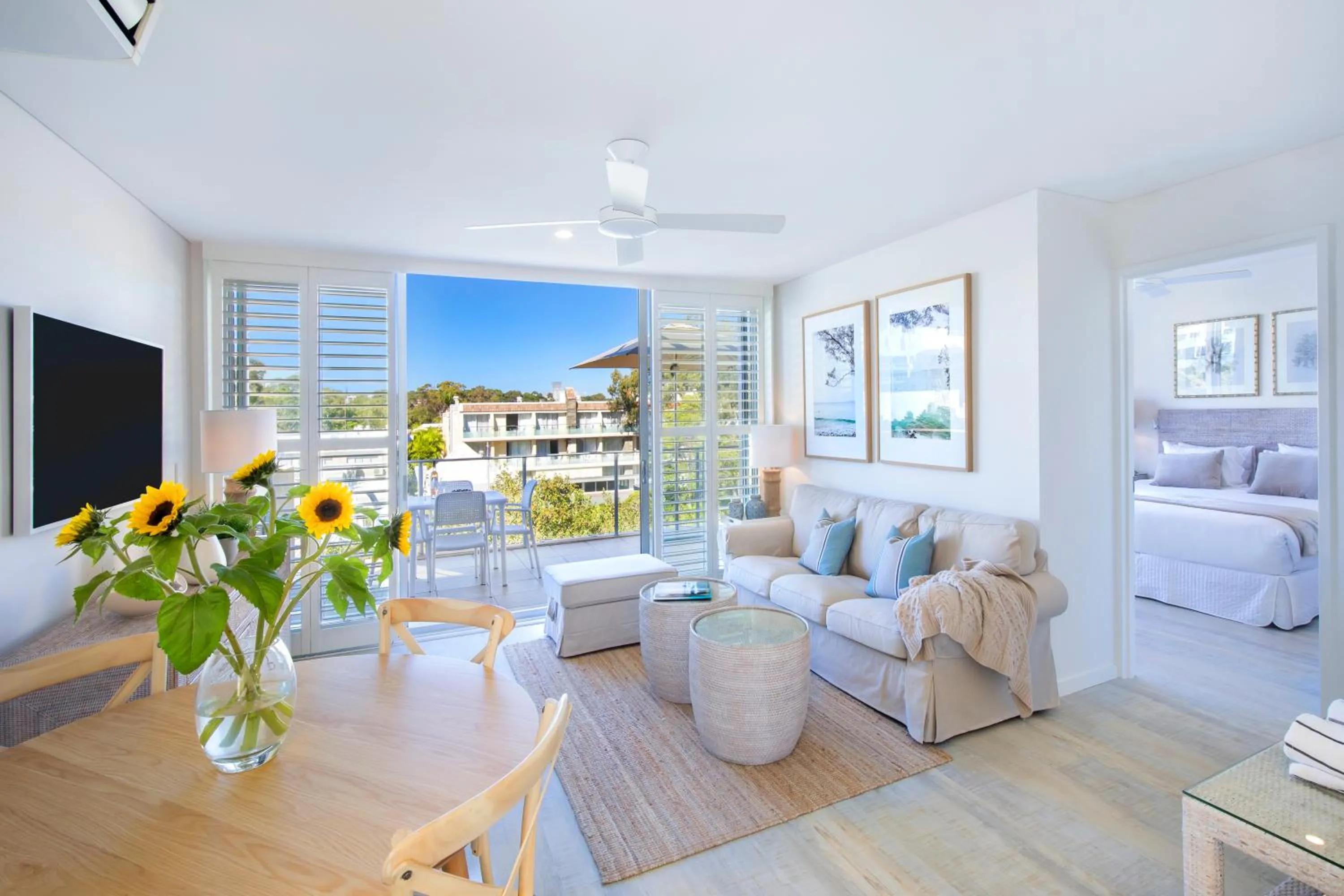 Living room in Maison Noosa