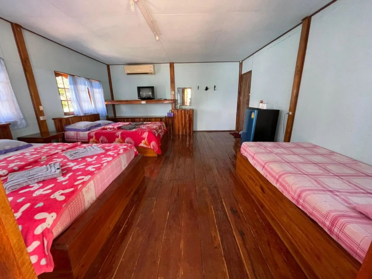 Bed in Koh Mak Green View Resort