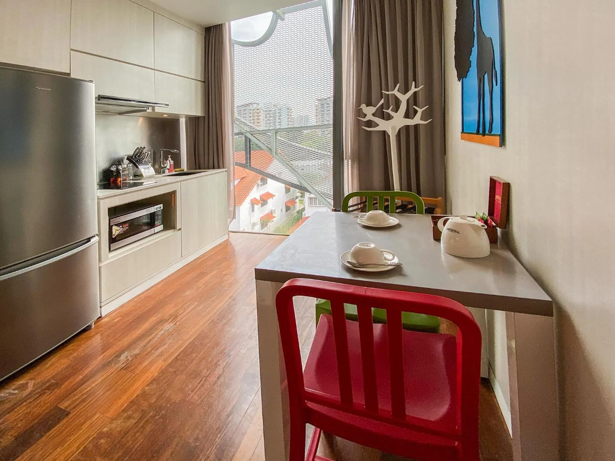 Dining area in ST Residences Novena