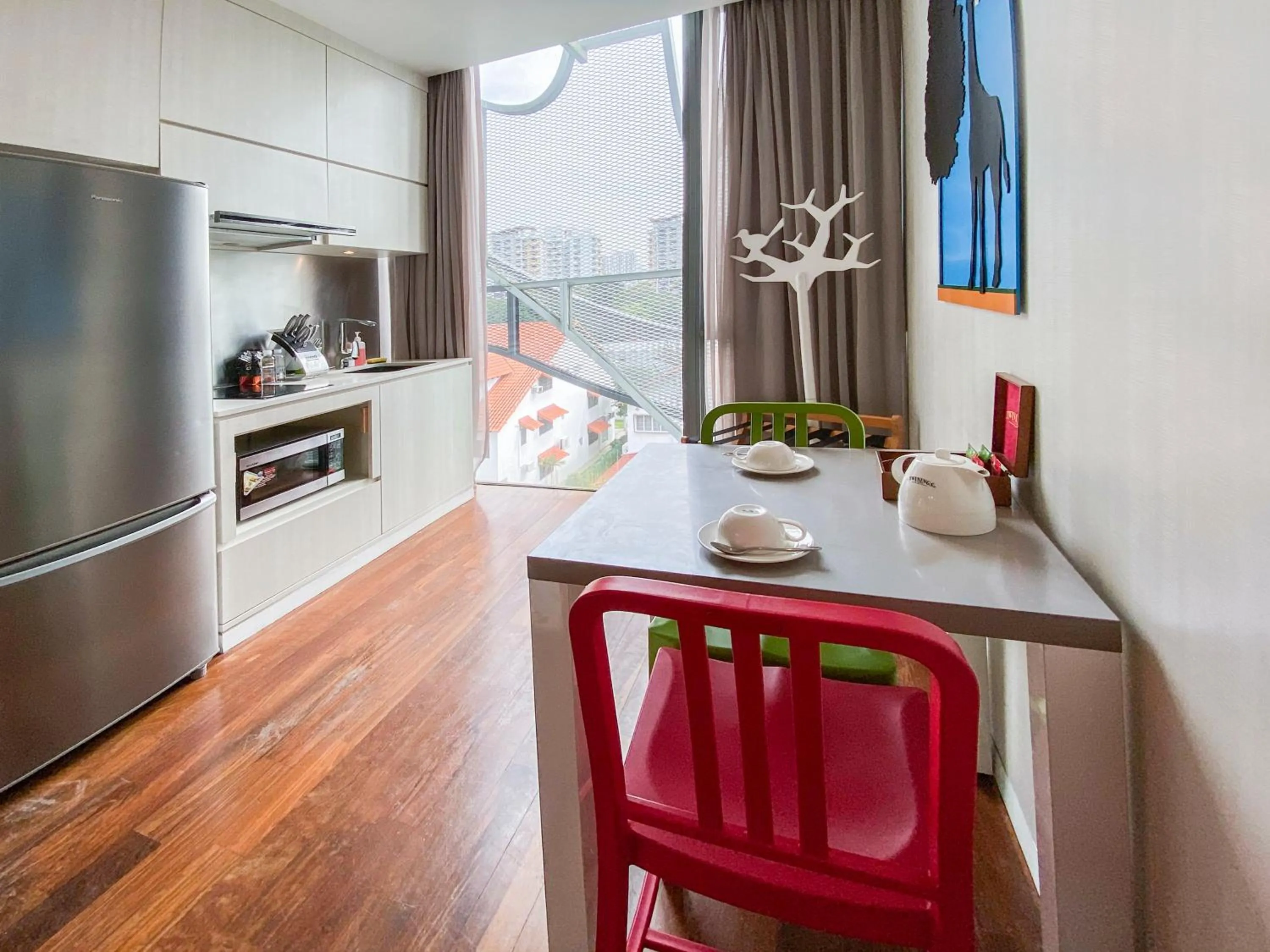 Dining area in ST Residences Novena