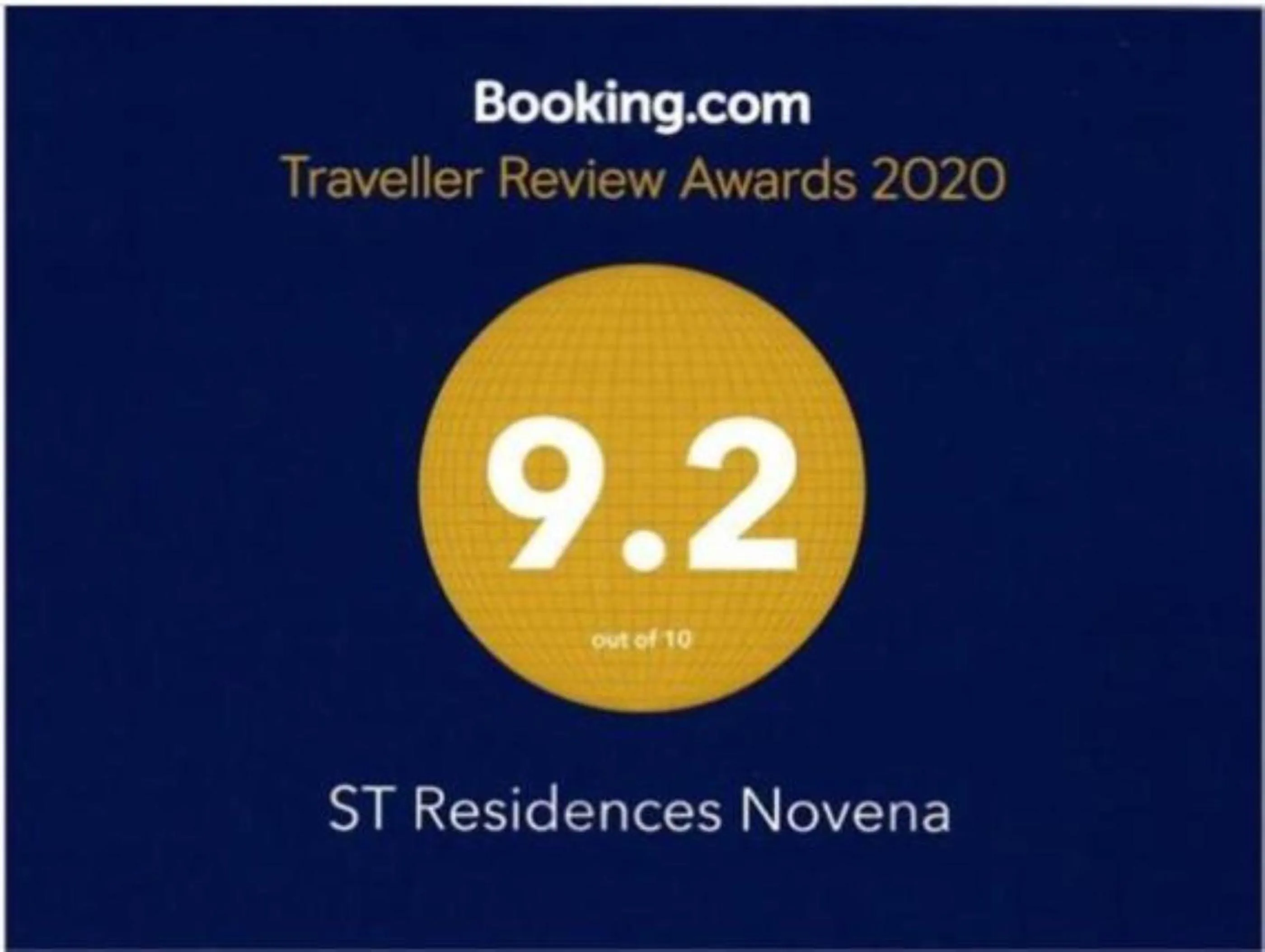 Certificate/Award in ST Residences Novena