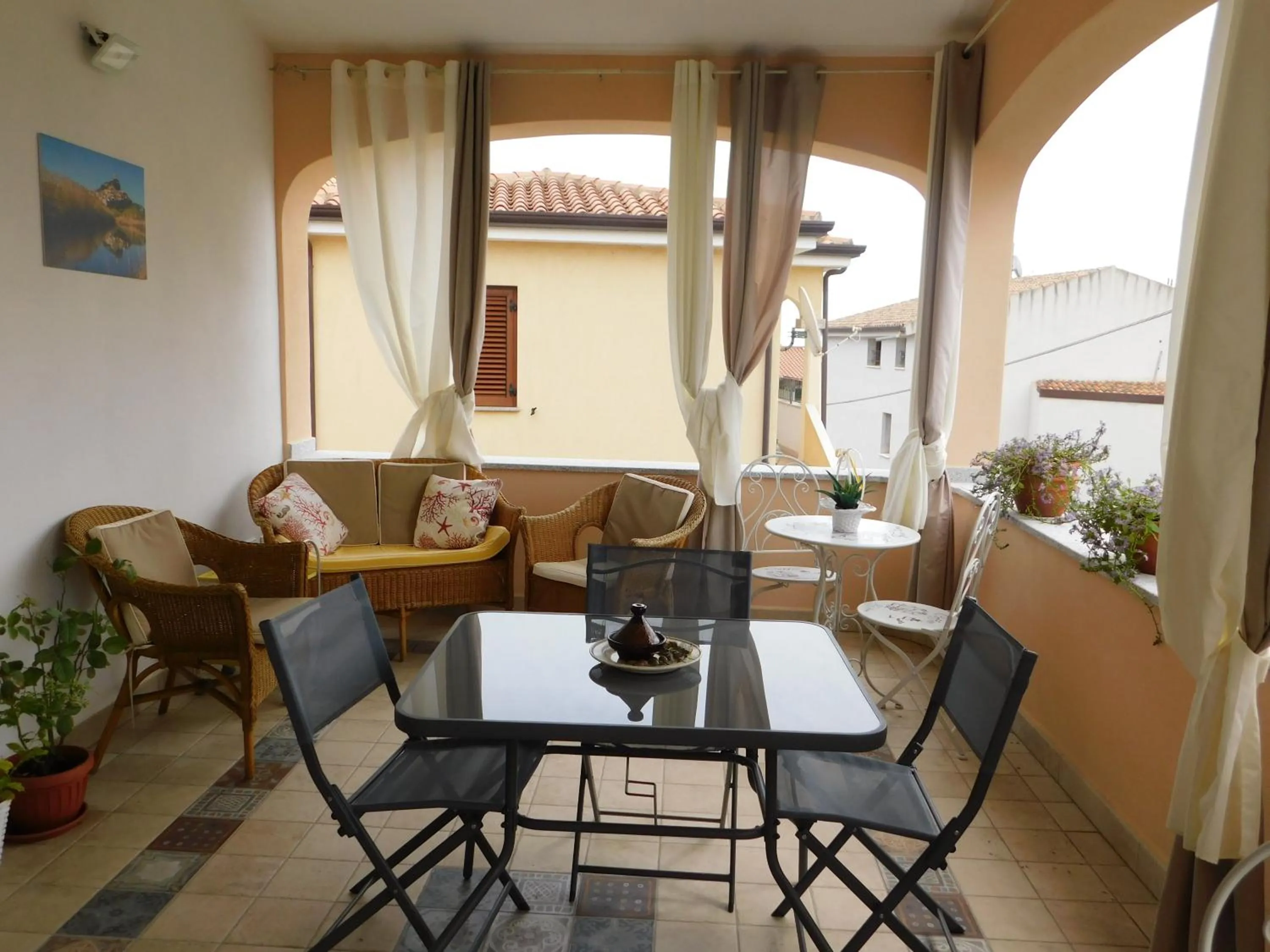 Balcony/Terrace in B&B Sos Manneddos