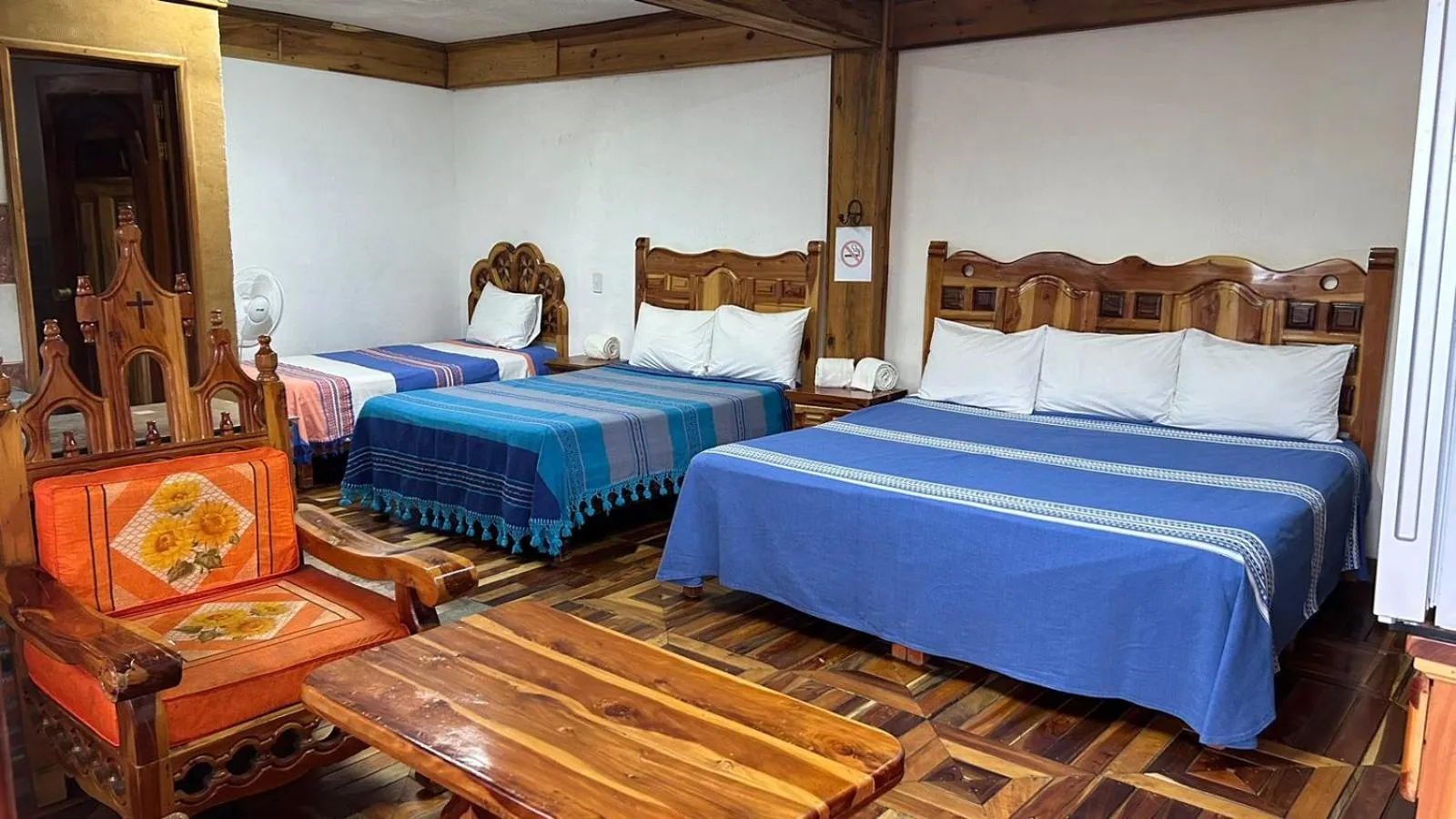 Bed in Hotel Colonial Taxco