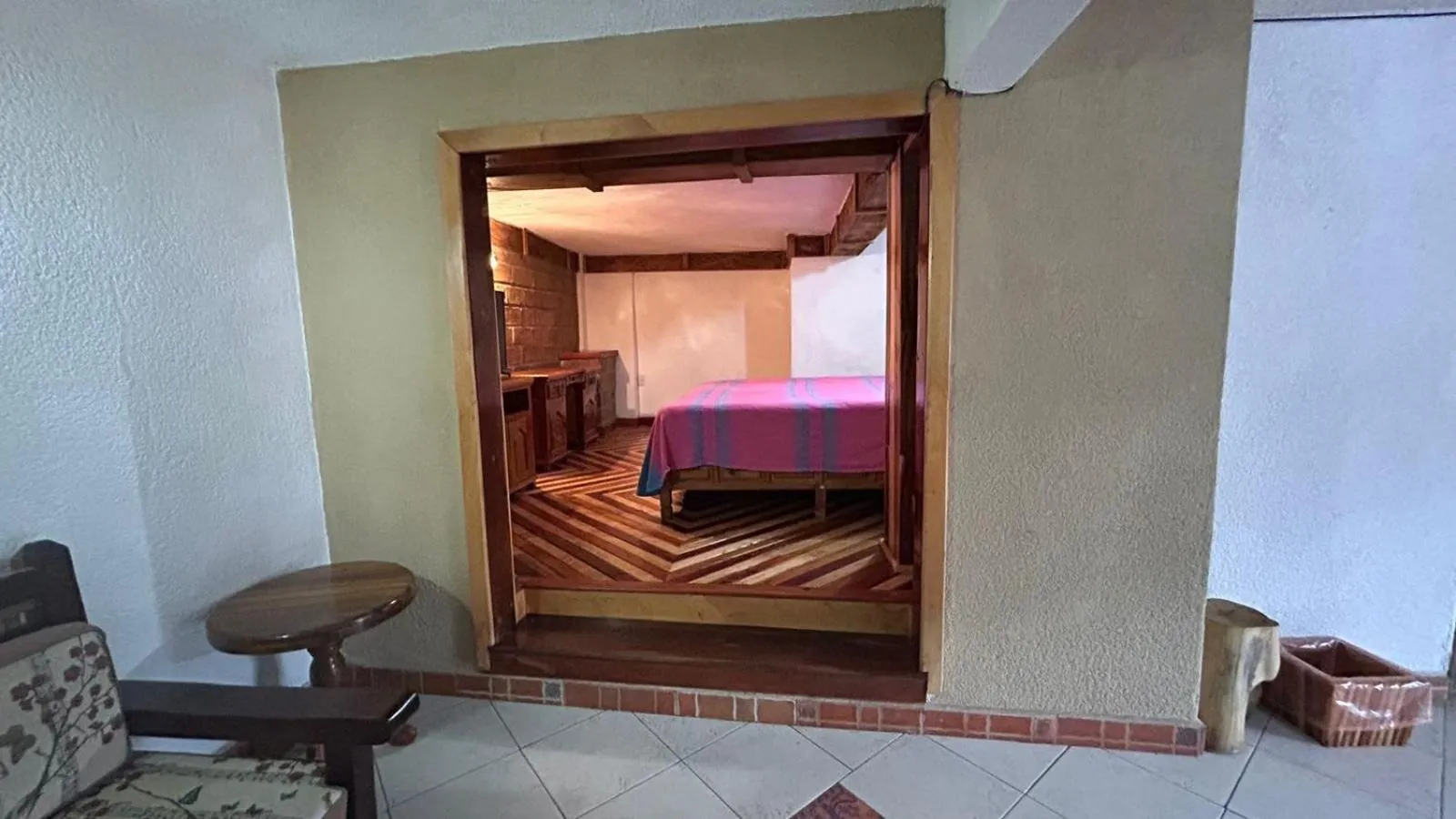 Bed in Hotel Colonial Taxco