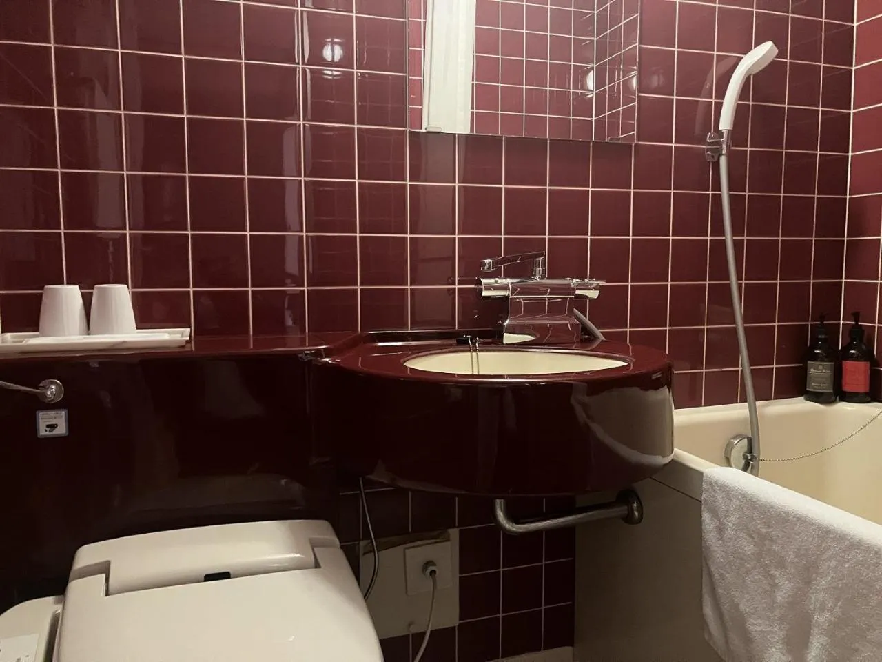 Shower in Sky Heart Hotel Shimonoseki