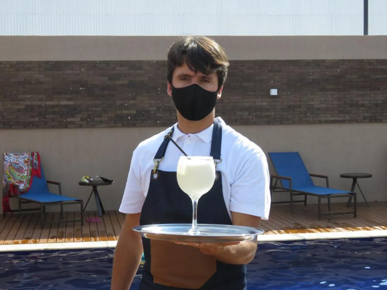 Swimming pool in Hotel Estilo de Minas