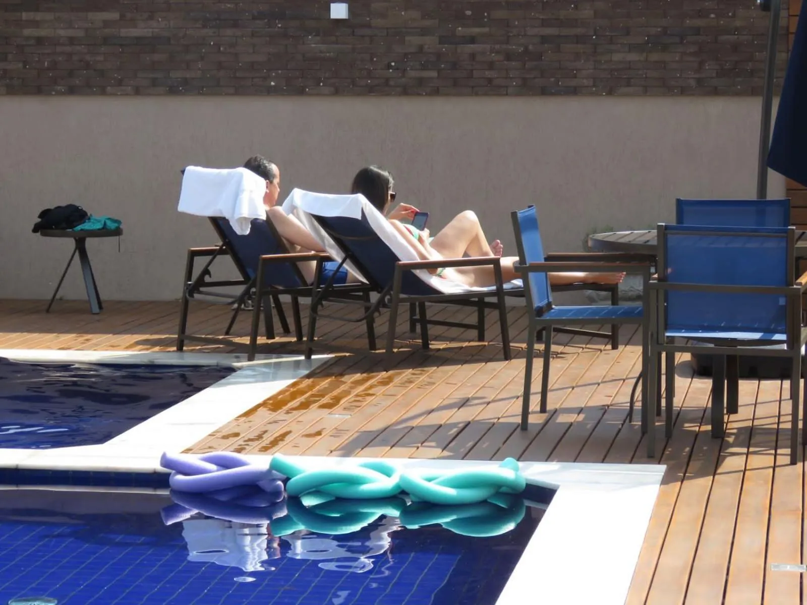 Swimming pool in Hotel Estilo de Minas