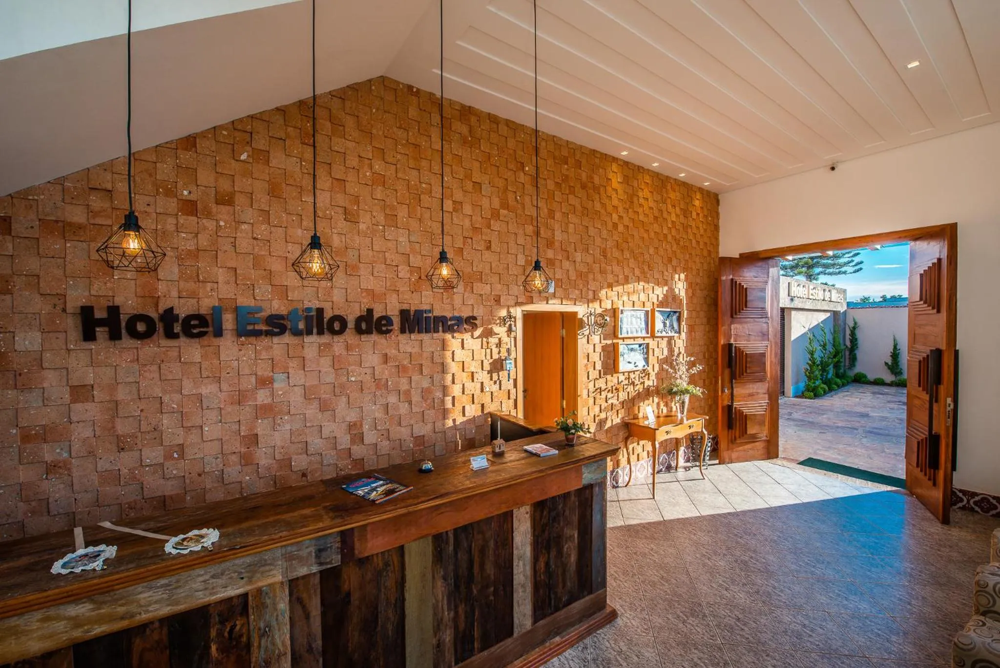 Lobby or reception in Hotel Estilo de Minas