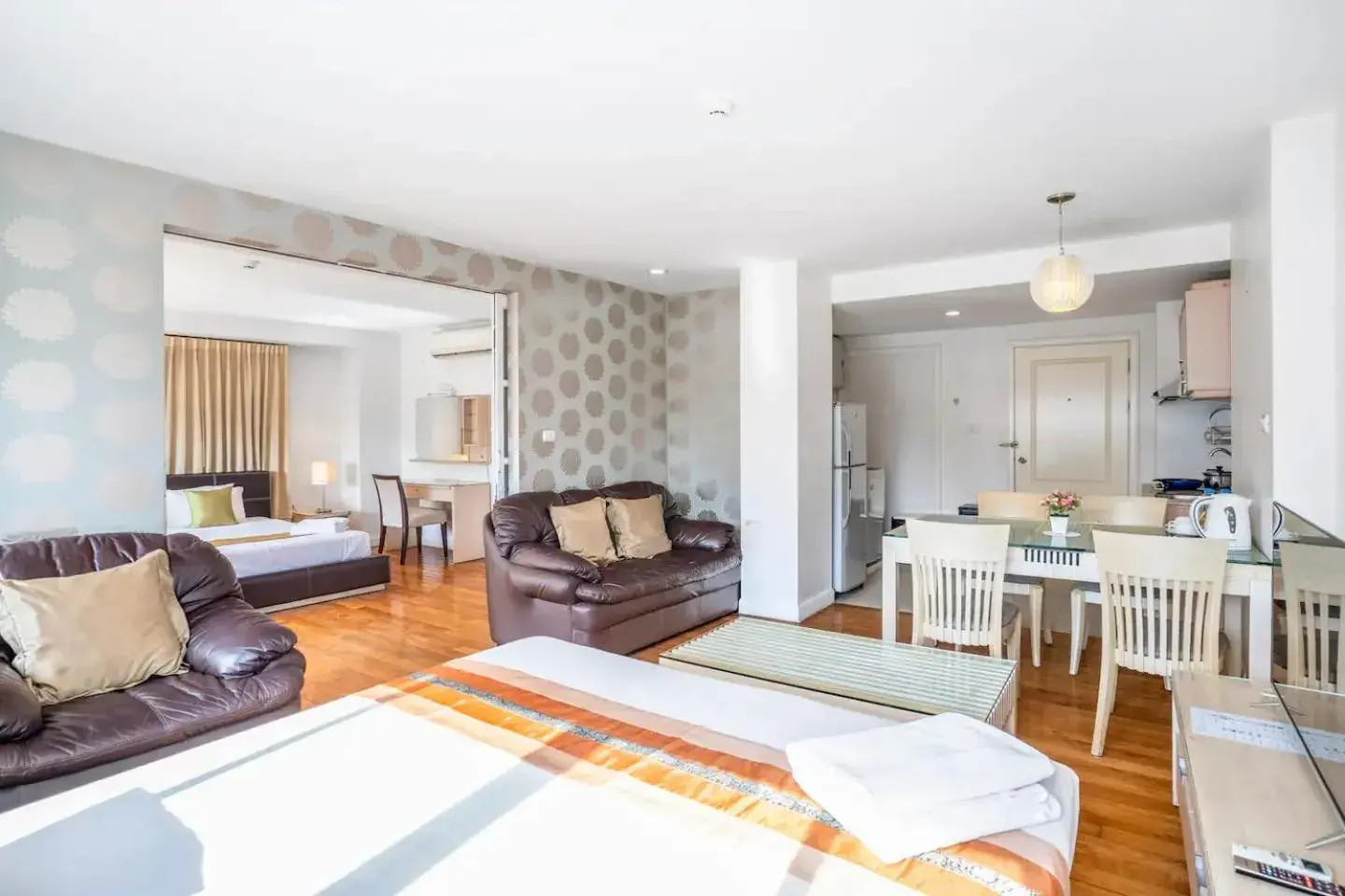 Bed in Nara Suite Residence Bangkok Bed in Nara Suite Residence Bangkok