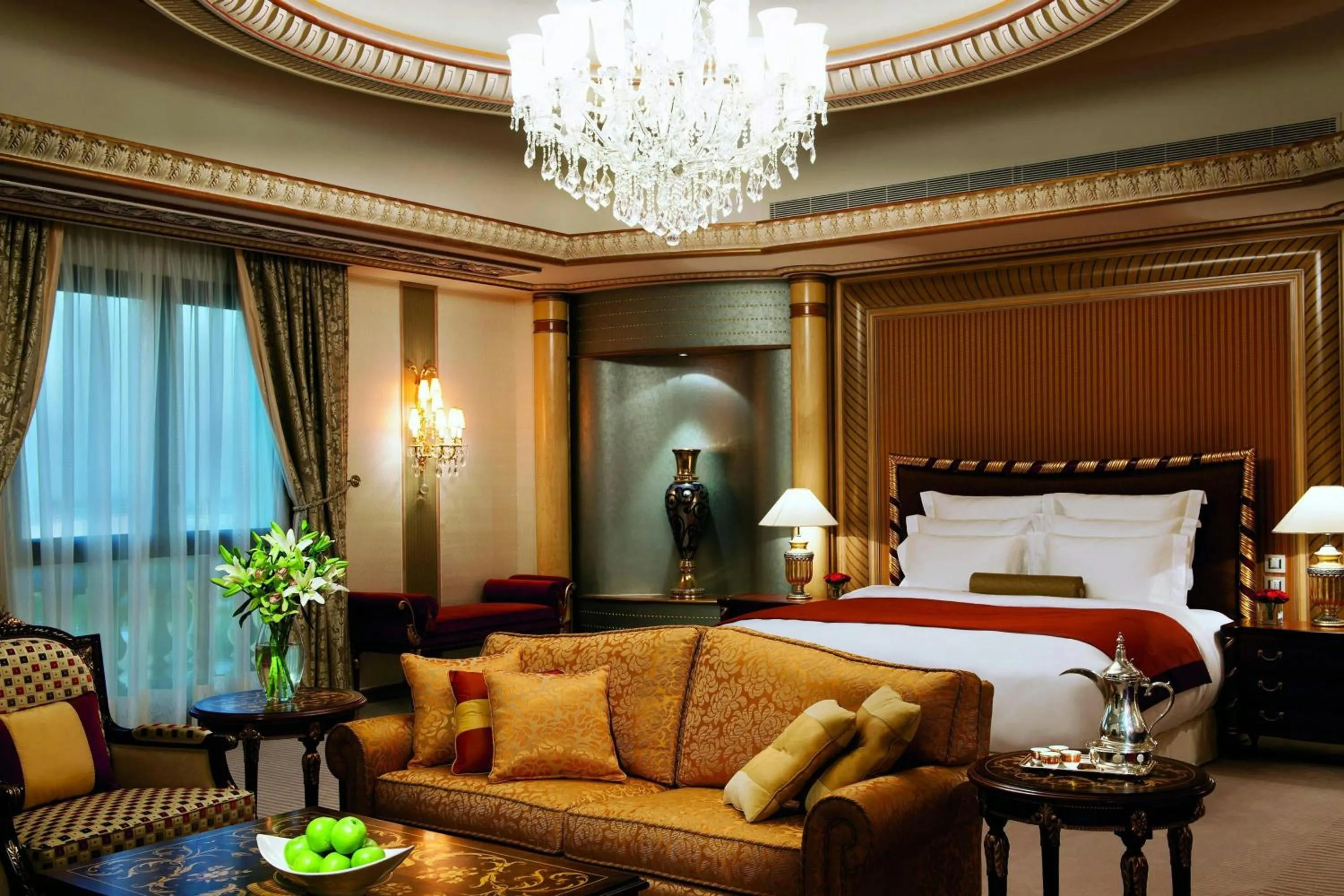 Bedroom, Bed in The Ritz-Carlton, Riyadh