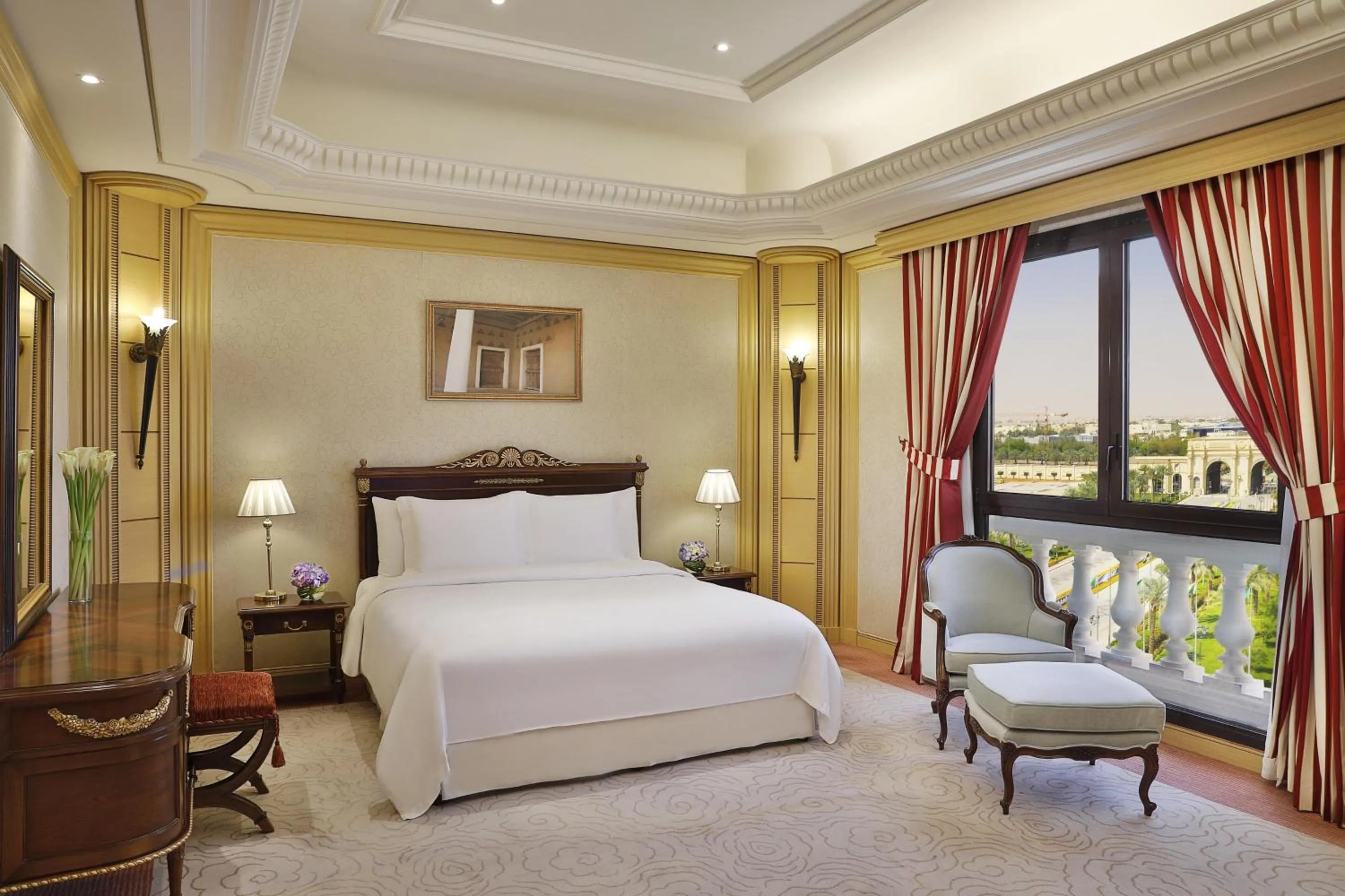 Bedroom, Bed in The Ritz-Carlton, Riyadh